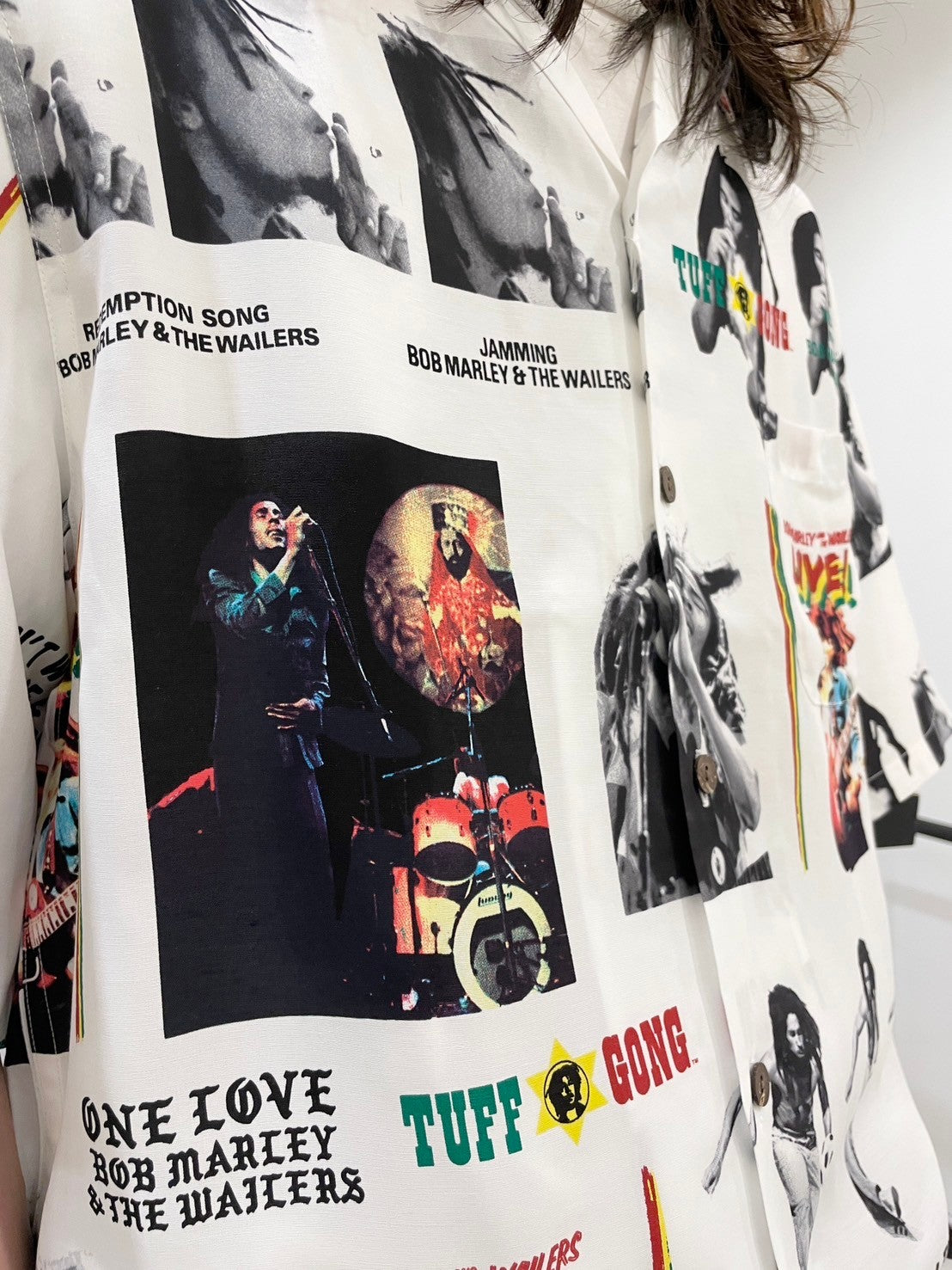 WACKO MARIA / × BOB MARLEY HAWAIIAN SHIRT S/S (TYPE-1) (BOBMARLEY WM-HI09)