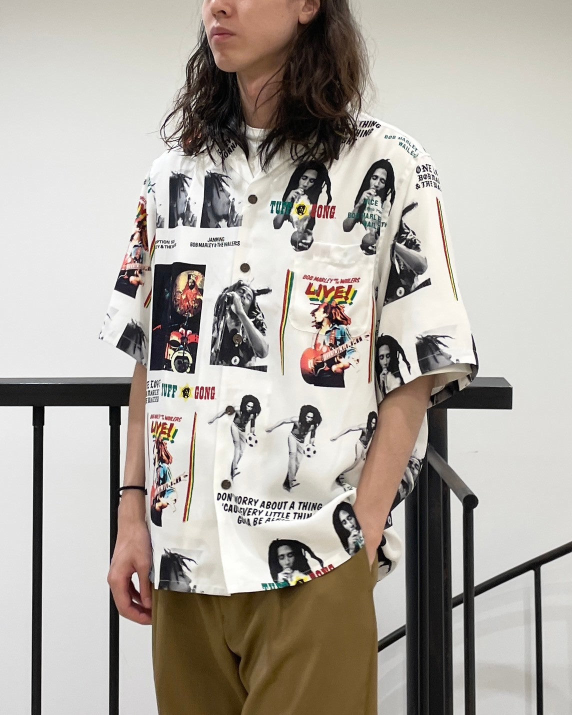 WACKO MARIA / × BOB MARLEY HAWAIIAN SHIRT S/S (TYPE-1) (BOBMARLEY WM-HI09)