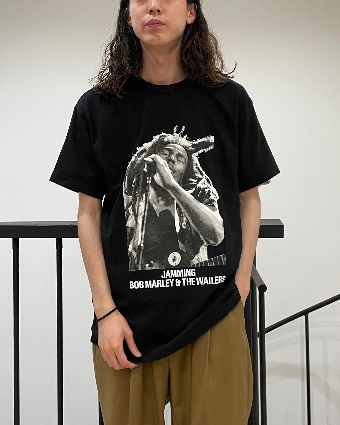 WACKO MARIA / × BOB MARLEY CREW NECK T-SHIRT (TYPE-2) (BOBMARLEY-WM-TEE03)