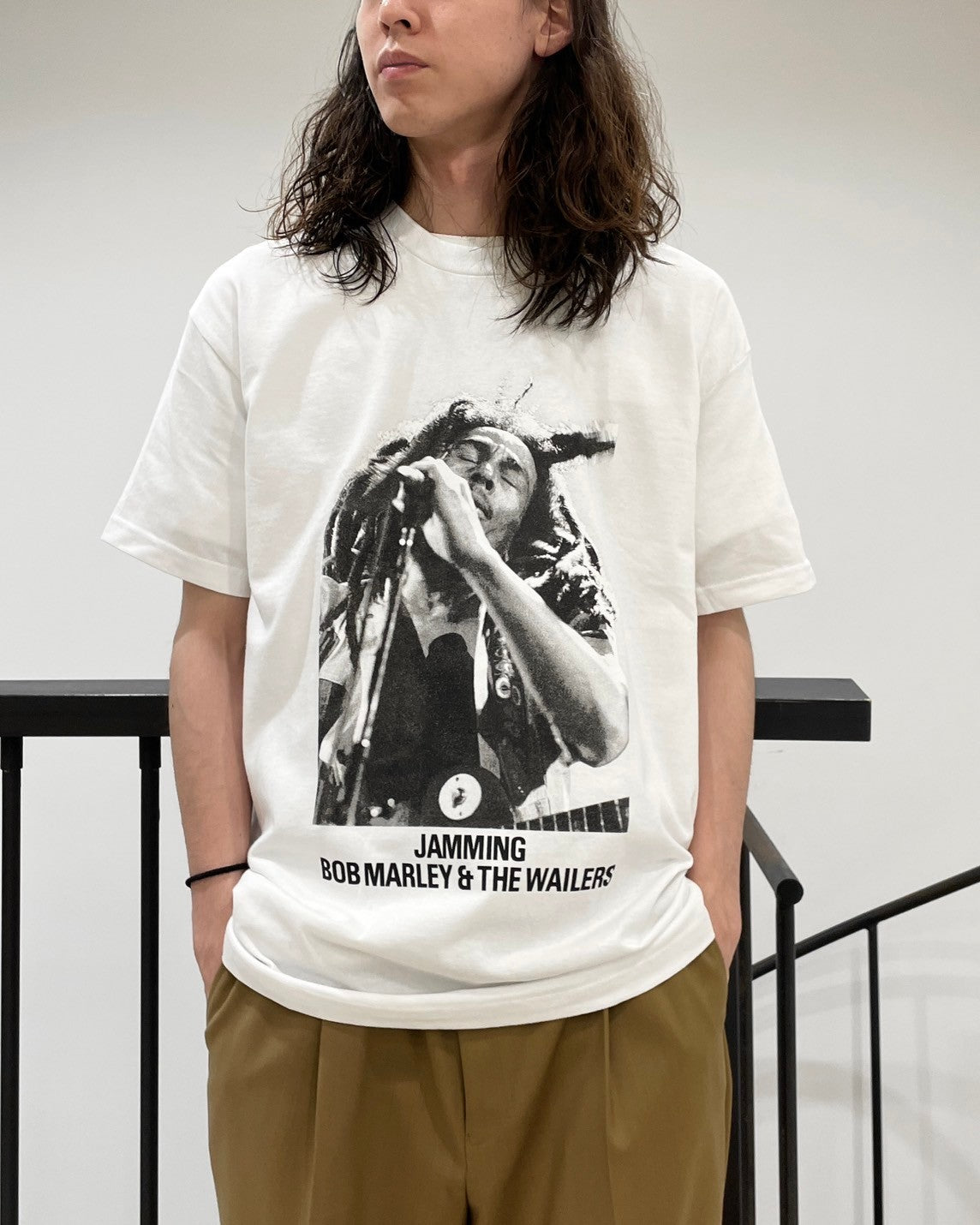 WACKO MARIA / × BOB MARLEY CREW NECK T-SHIRT (TYPE-2) (BOBMARLEY-WM-TEE03)