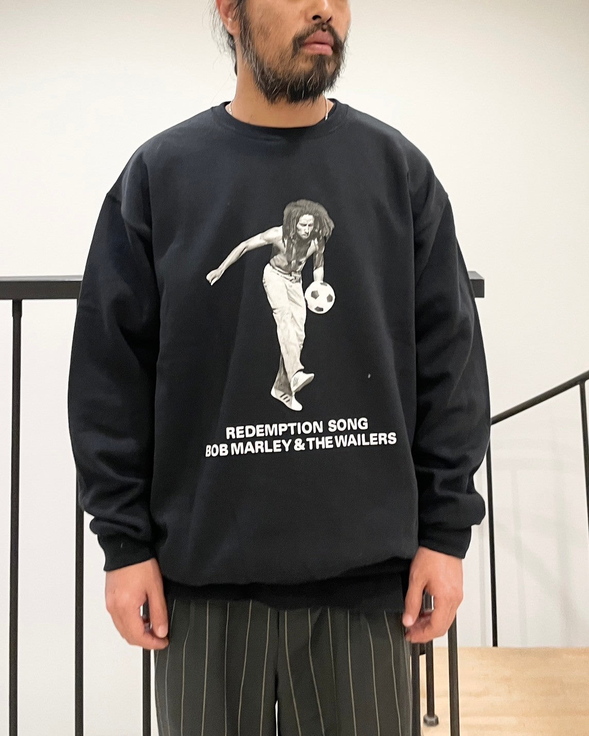 WACKO MARIA / × BOB MARLEY CREW NECK SWEAT SHIRT (TYPE-4) (BOBMARLEY  WM-SS14)