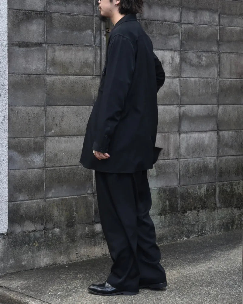 YOHJI YAMAMOTO / LONG ZIP SHIRT (HP-B10-100-2)