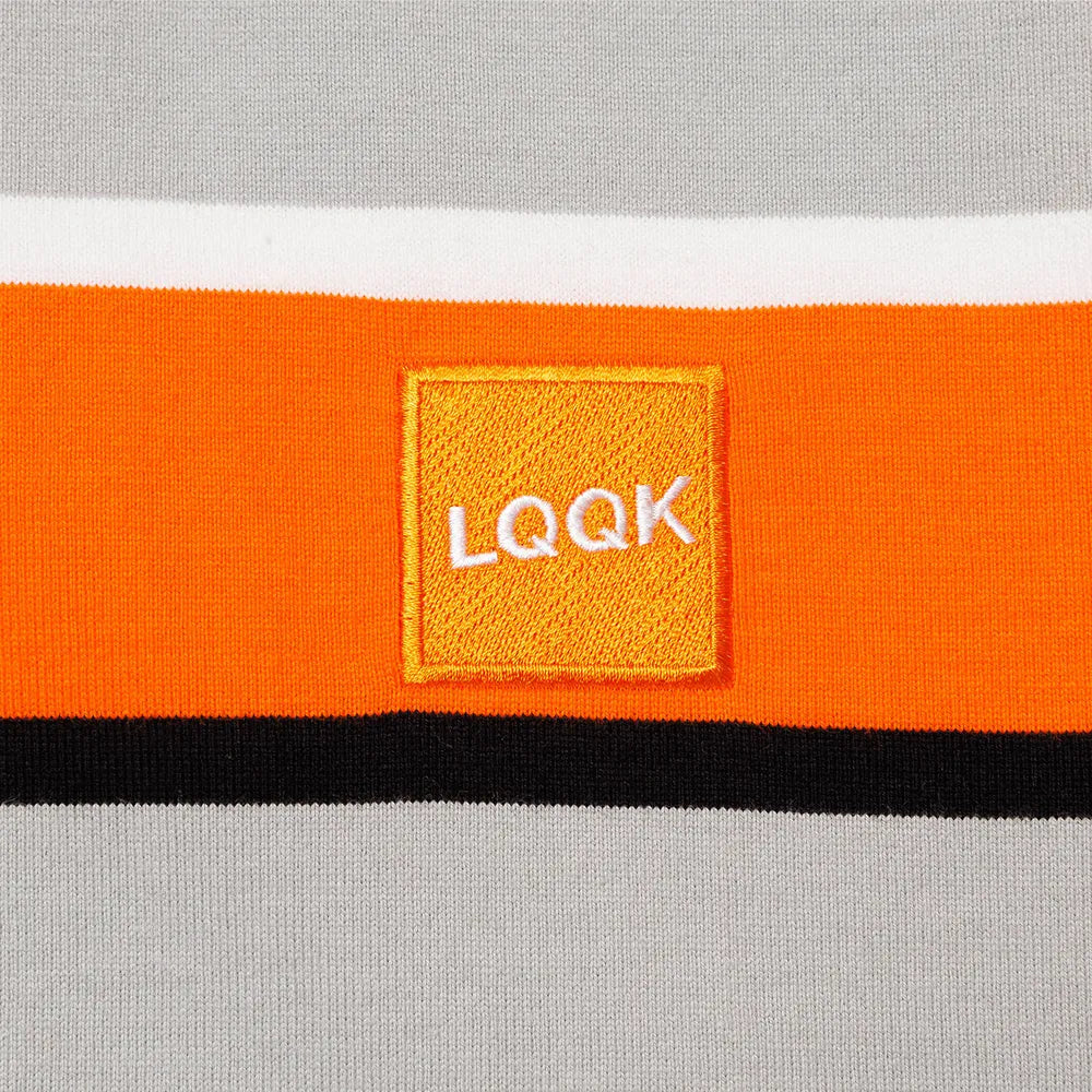 LQQK STUDIO / L/S RUGBY WEIGHT BORDER TEE BOX LOGO (LQA24LT05)