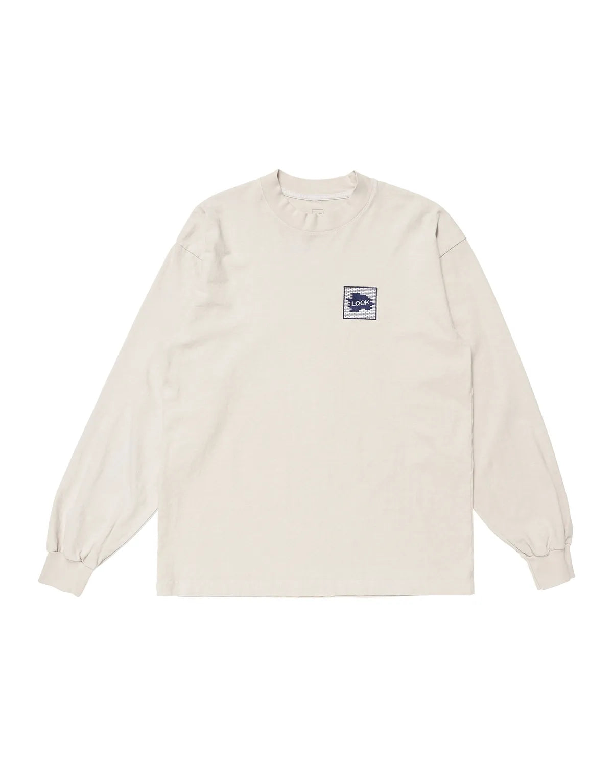 LQQK STUDIO の LONGSLEEVE BRICK LOGO (LQA25LS14)