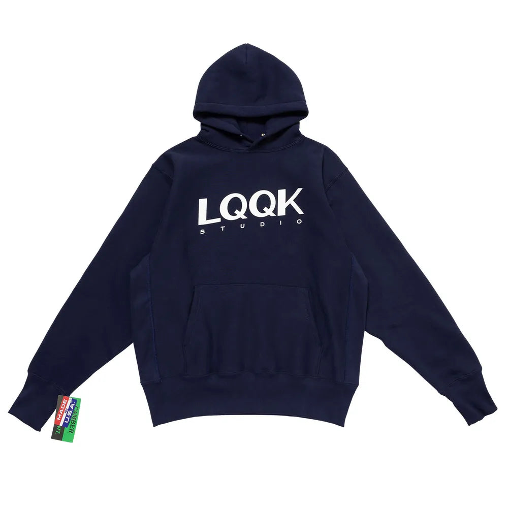 LQQK STUDIO の SIGNATURE SNAP FLEECE HOODIE (LQA23CB15)