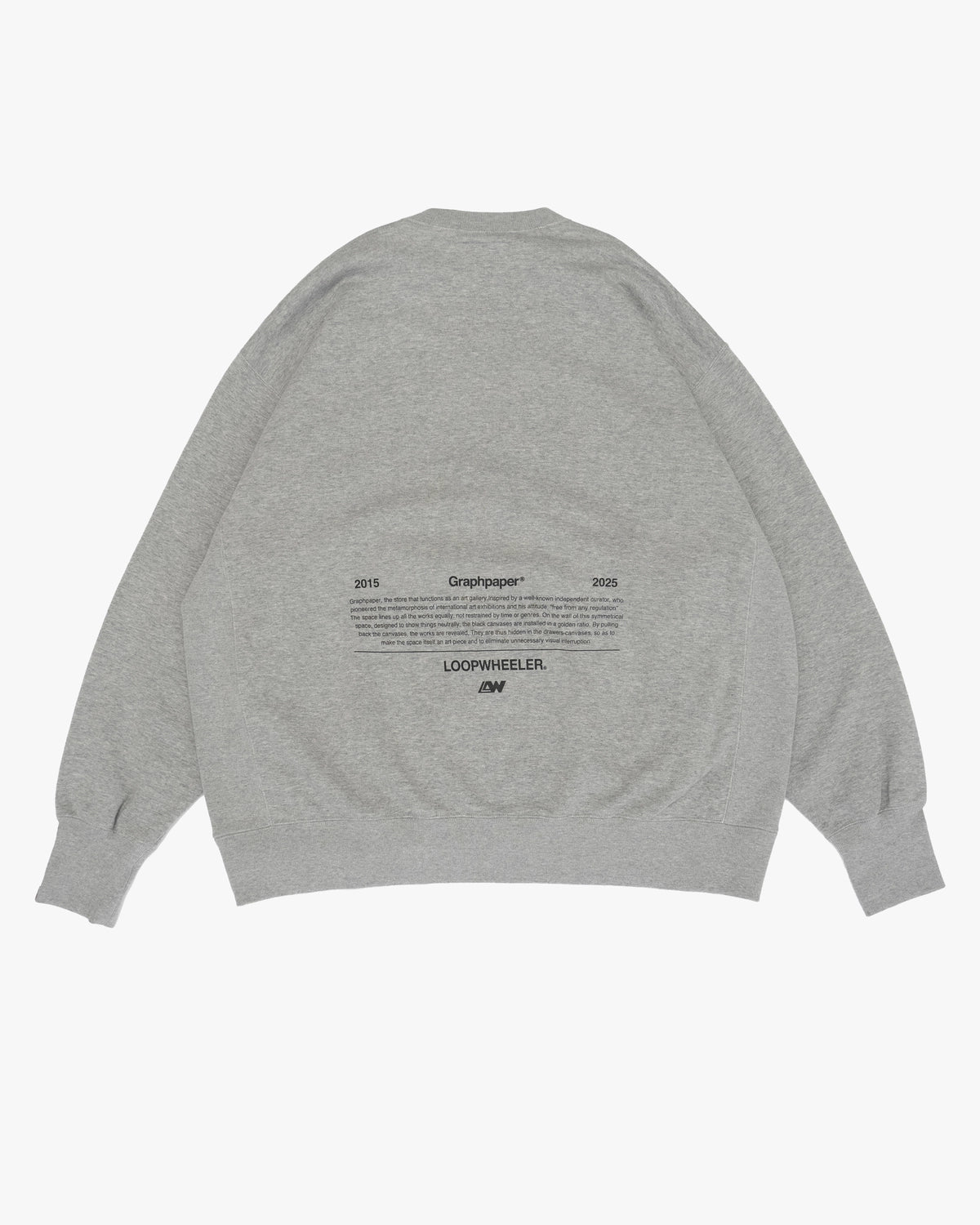 Graphpaper / LOOPWHEELER for Graphpaper Classic Crew Neck Sweat LIMITED EDITION (GU251-70300)