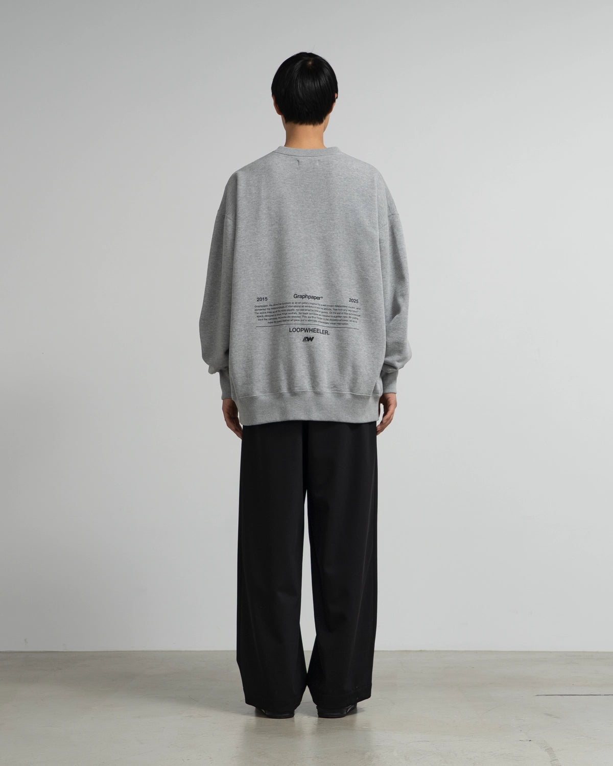 23AW Graphpaper Classic Crew Neck Sweat 23AW Graphpaper Classic Crew Neck Sweat