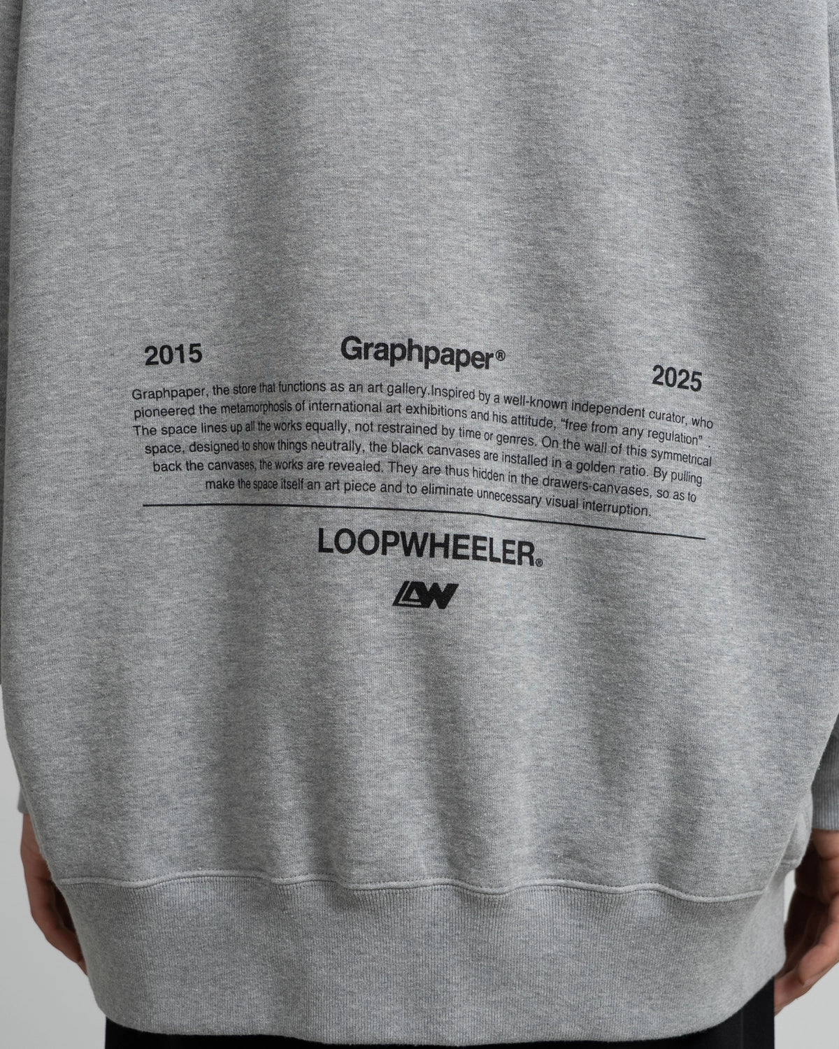 Graphpaper / LOOPWHEELER for Graphpaper Classic Crew Neck Sweat LIMITED EDITION (GU251-70300)