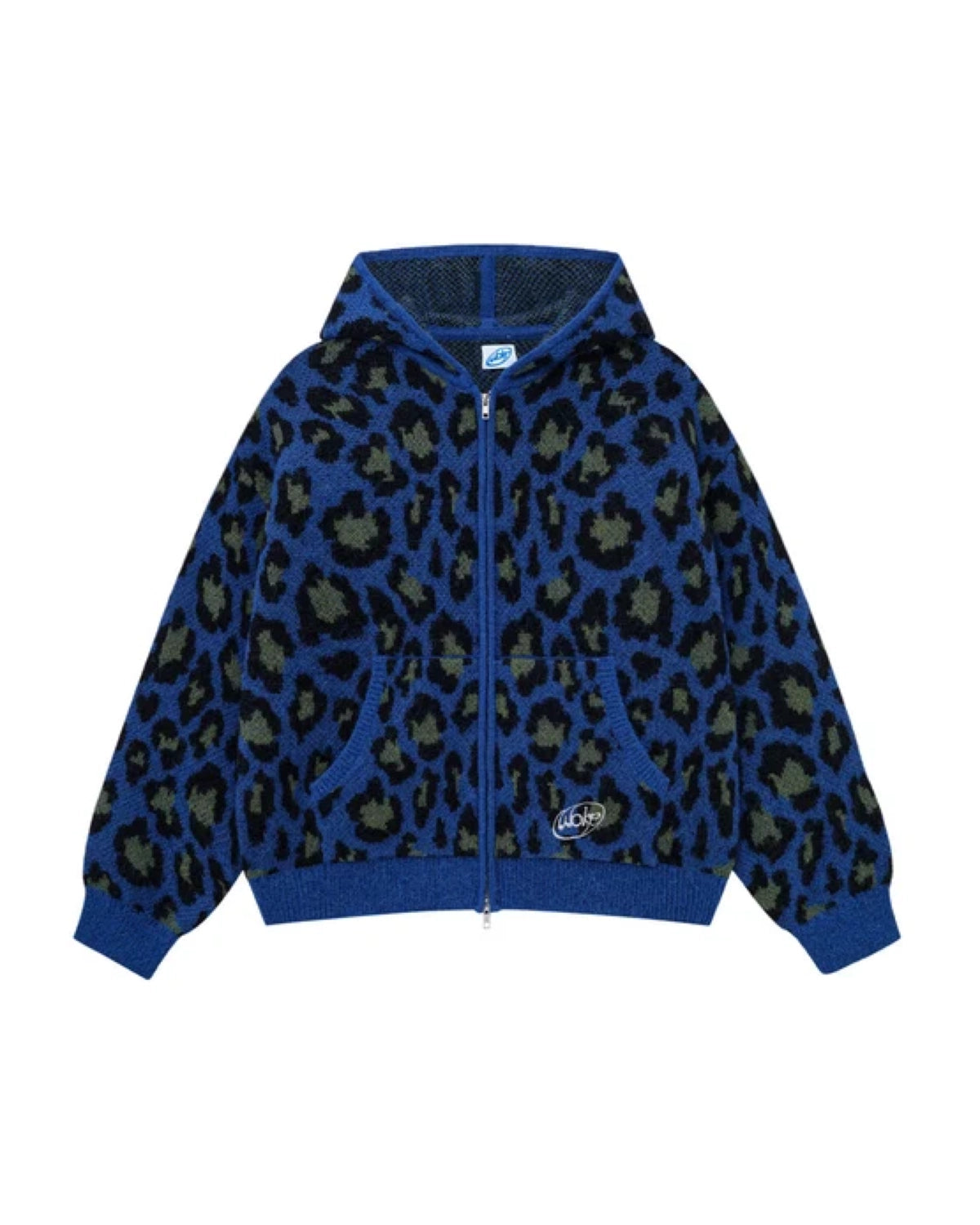 WOKE EDGE / Leoparad Mohair Zip Knit (2621-15913-0053004)