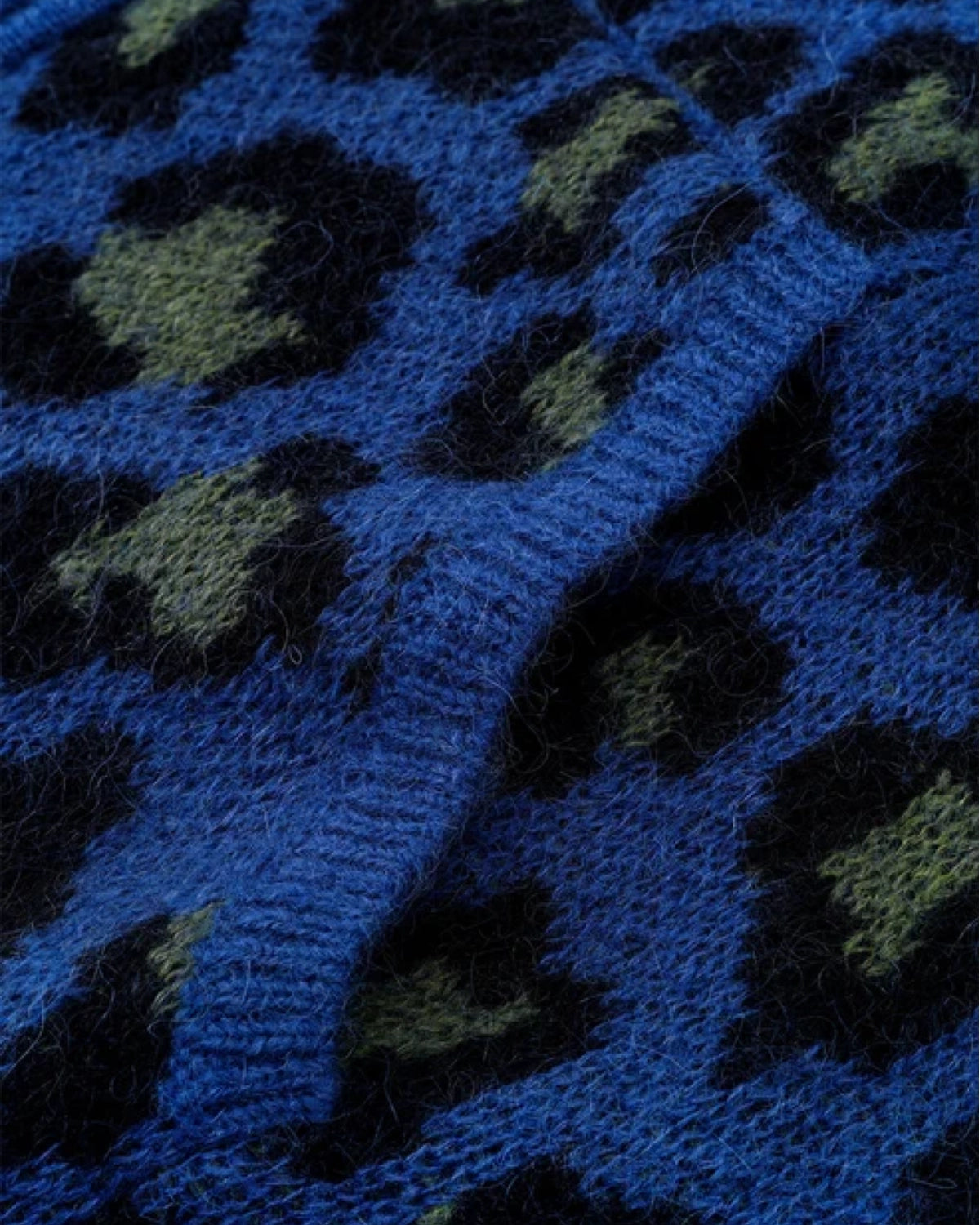 WOKE EDGE / Leoparad Mohair Zip Knit (2621-15913-0053004)