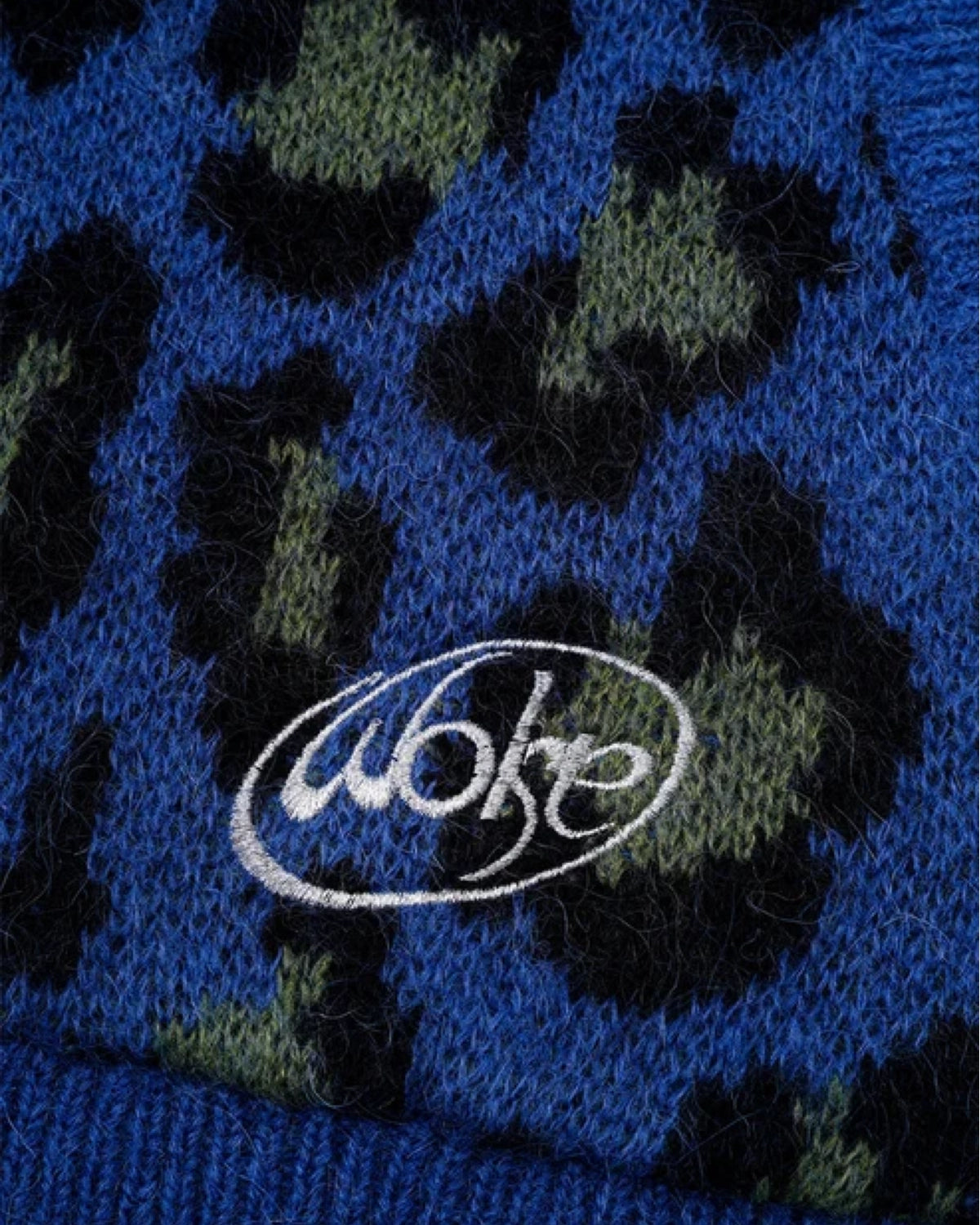 WOKE EDGE / Leoparad Mohair Zip Knit (2621-15913-0053004)