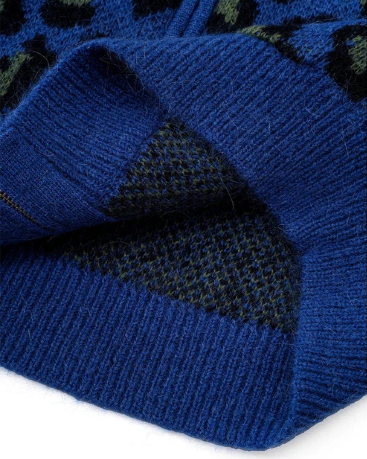 WOKE EDGE / Leoparad Mohair Zip Knit (2621-15913-0053004)