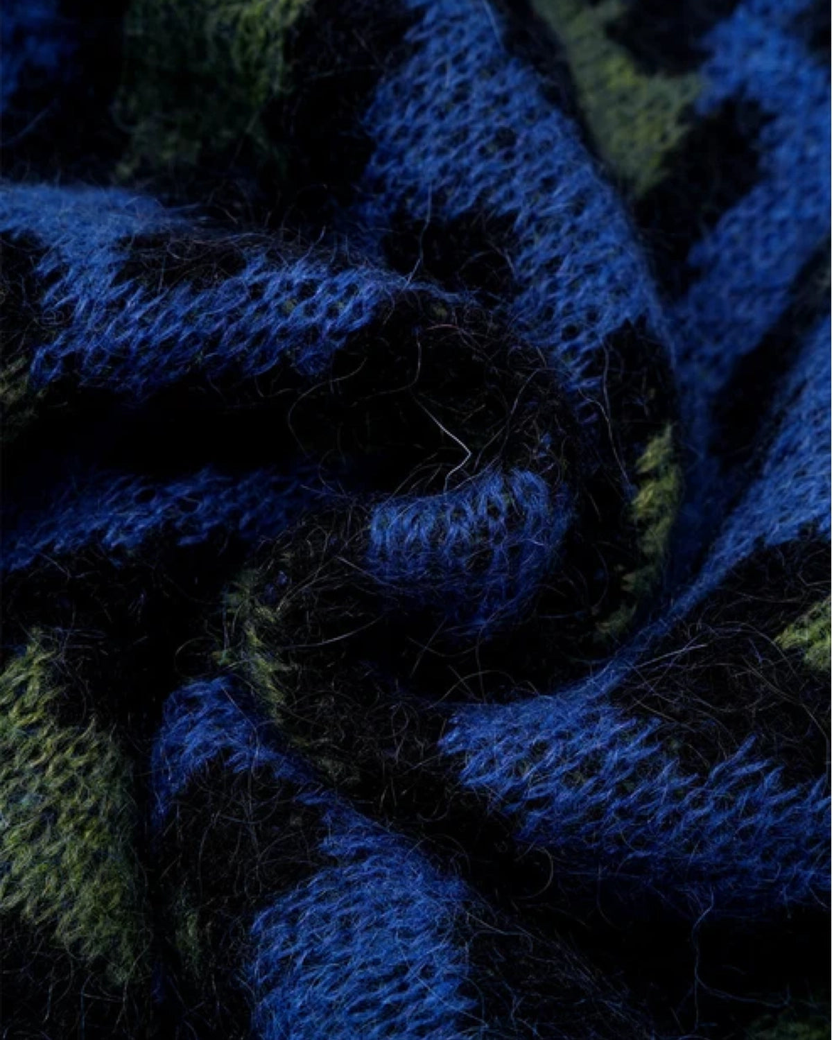 WOKE EDGE / Leoparad Mohair Zip Knit (2621-15913-0053004)