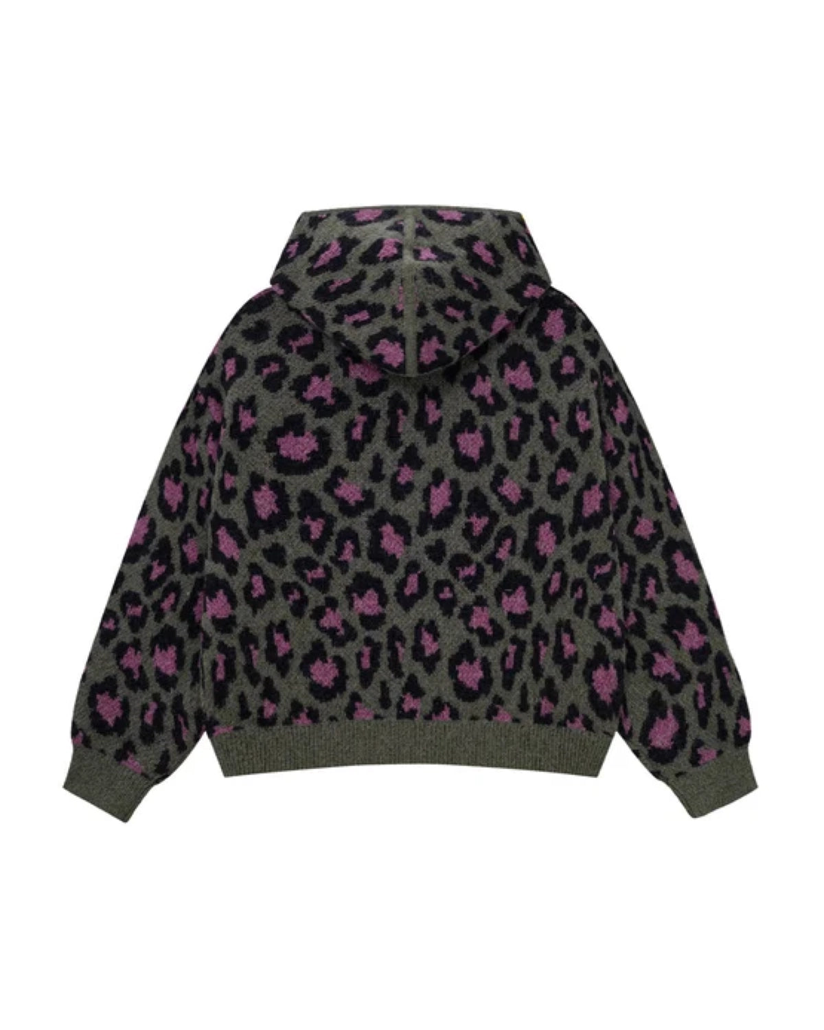 WOKE EDGE / Leoparad Mohair Zip Knit (2621-15913-0053004)