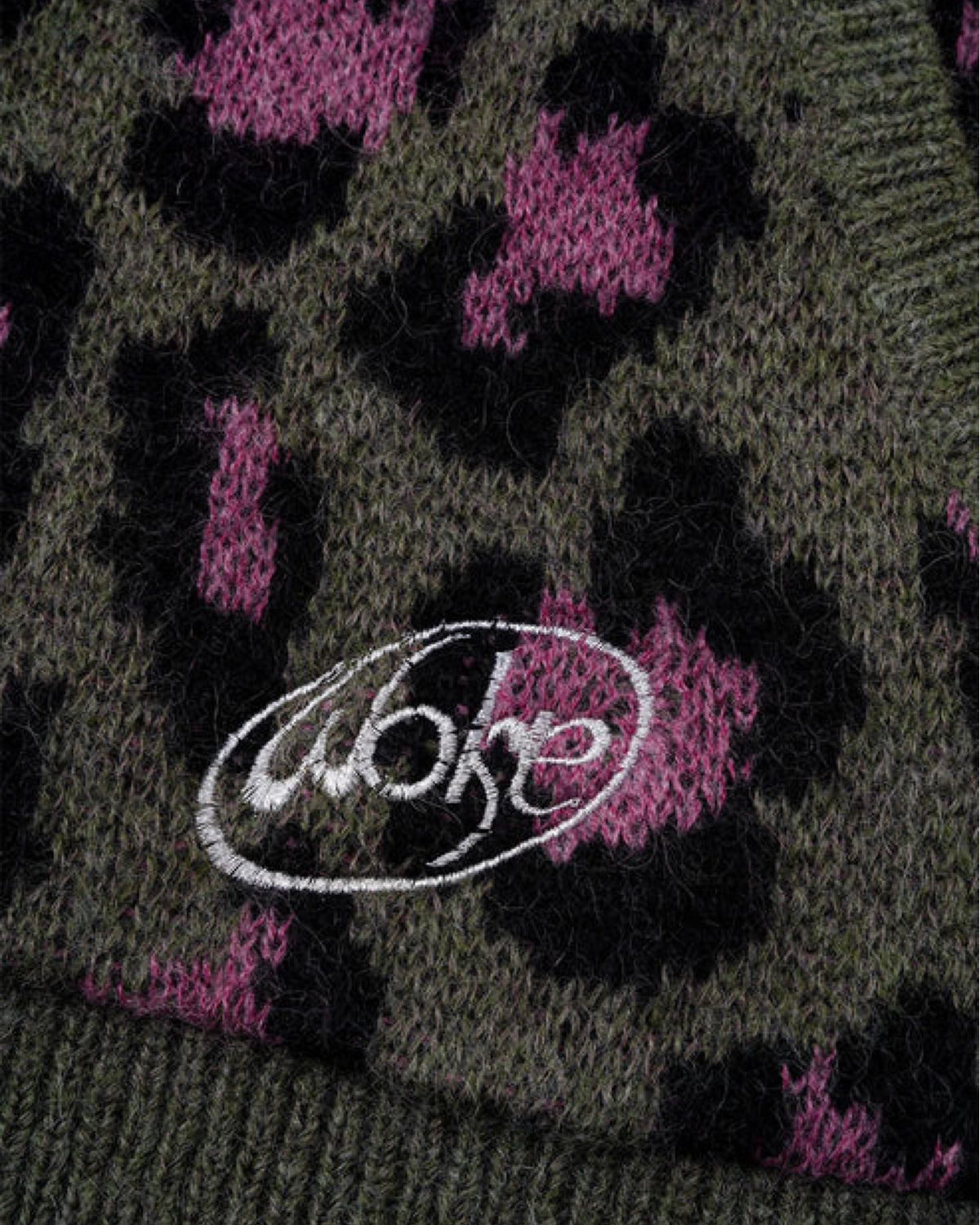 WOKE EDGE / Leoparad Mohair Zip Knit (2621-15913-0053004)