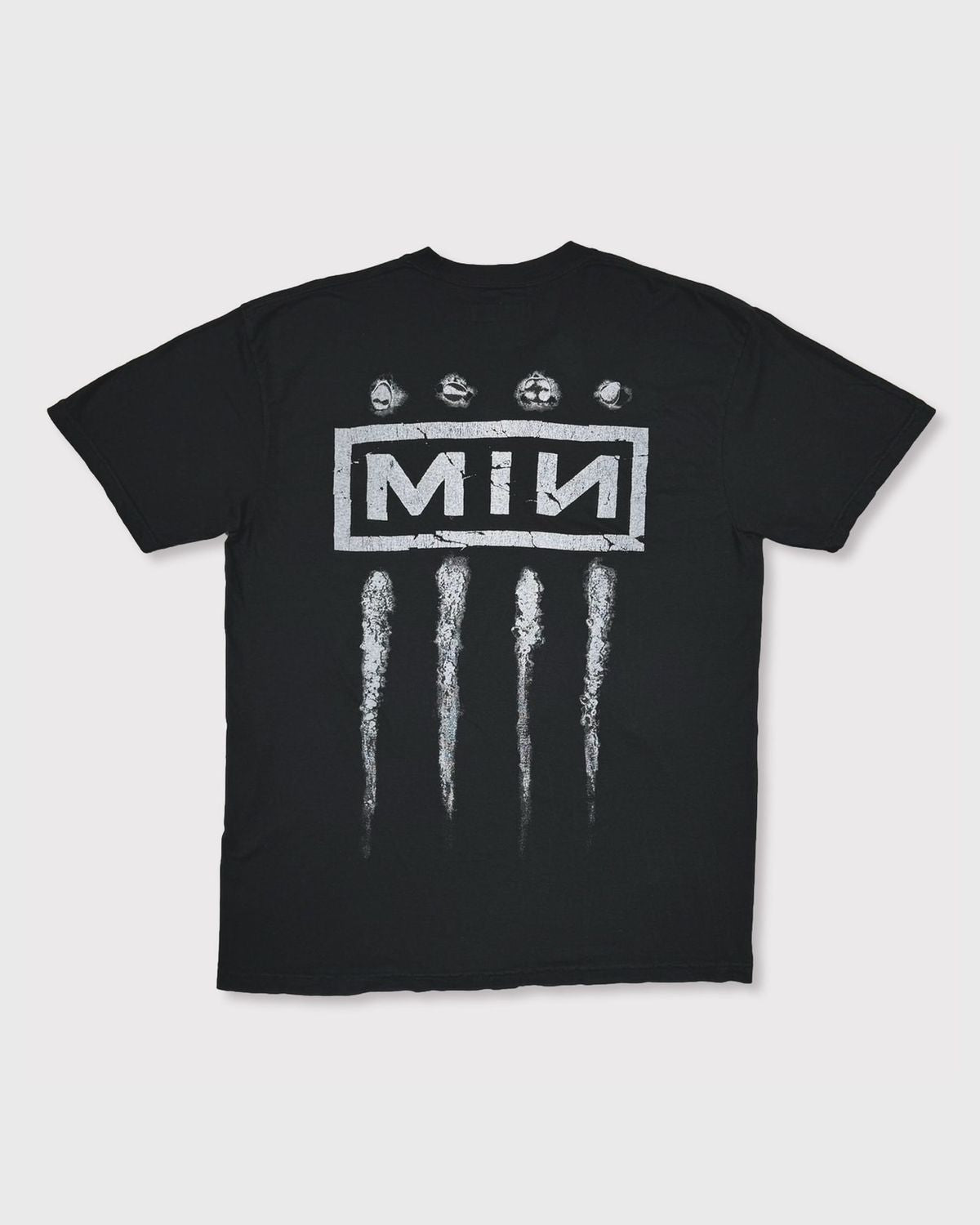 MINUS / Bootleg Tee (MONOCHROME SHINE) 5YEARS BLACK