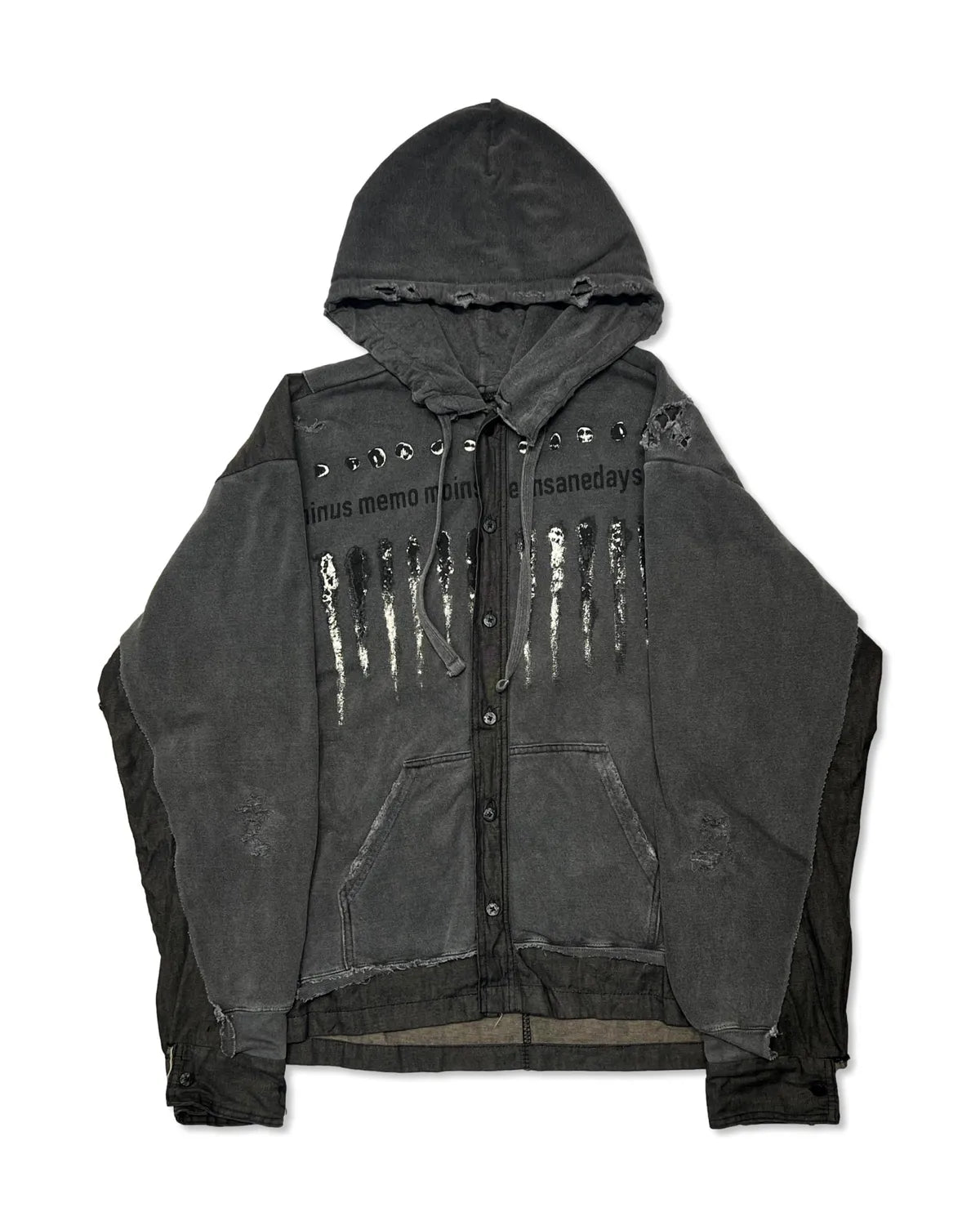 MINUS / Bootleg Docking Shirt Hoodie (SHINE) (M-P2-BG4)