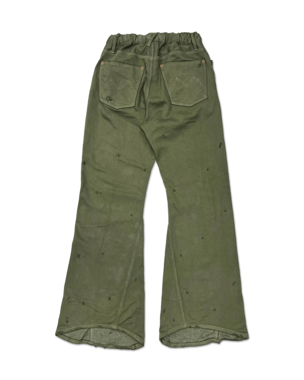 MINUS / Home Flare Jeans With Damaged -INLAY DENIM- (M-P3-PT7)