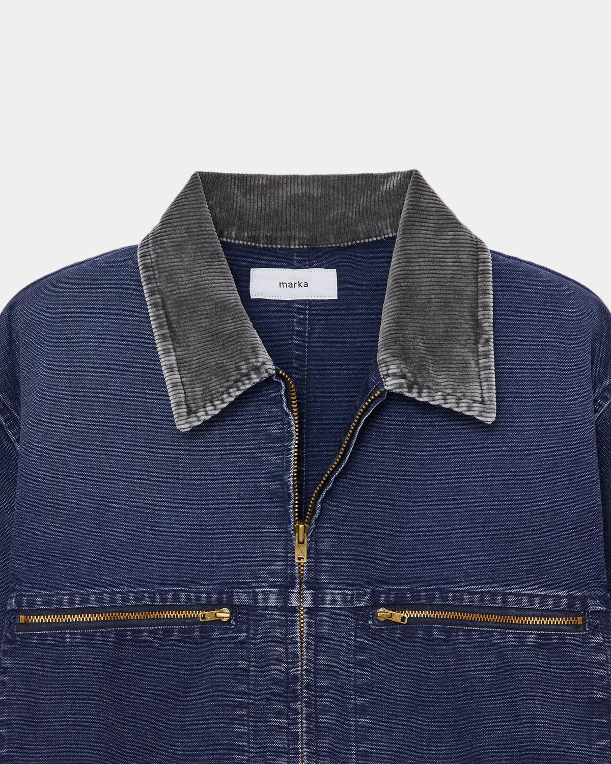 marka / Organic Cotton Duck Mechanic Jacket (M25C01BL02C)