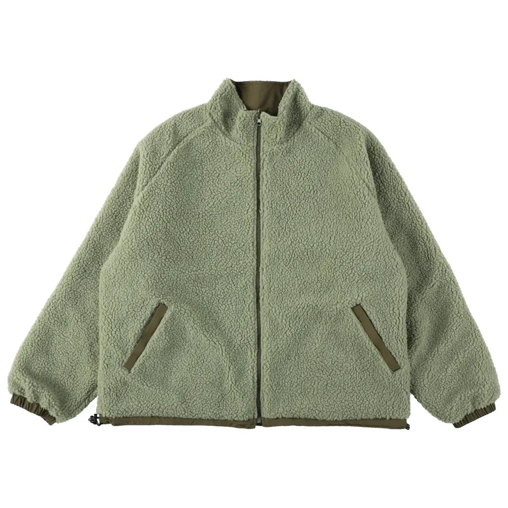 ISNESS MUSIC / HOUSE PATCH REVERSIBLE FLEECE JACKET (IMP4_24_HOUSE PATCH JK01)