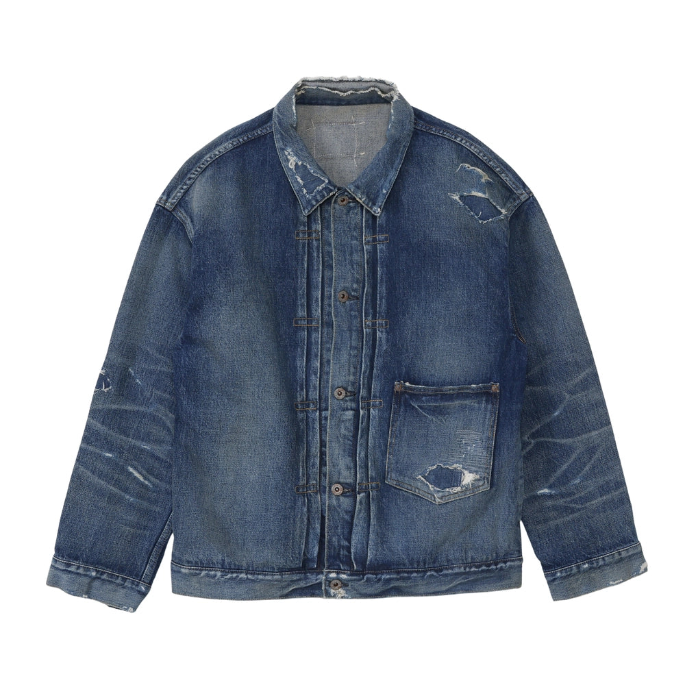 MADNESS の  AGING TYPE-I DENIM TRUCKER (24FM-DNM-JDN1-D001)