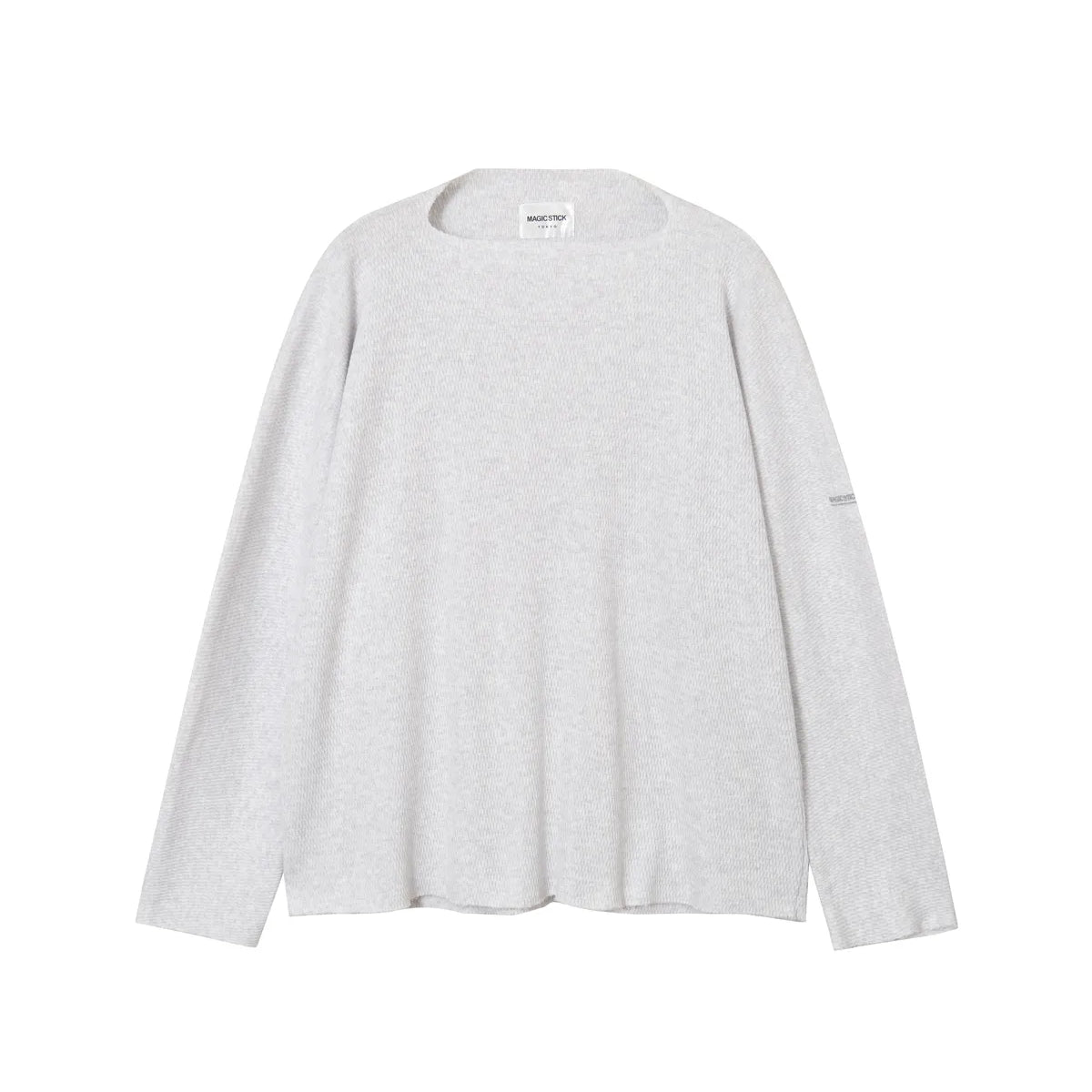 未使用タグ付 JENNE 25SS ドラマティックアシンメトリーカットソー M MAGIC STICK(マジックスティック) / Understand Craft Waffle LS T