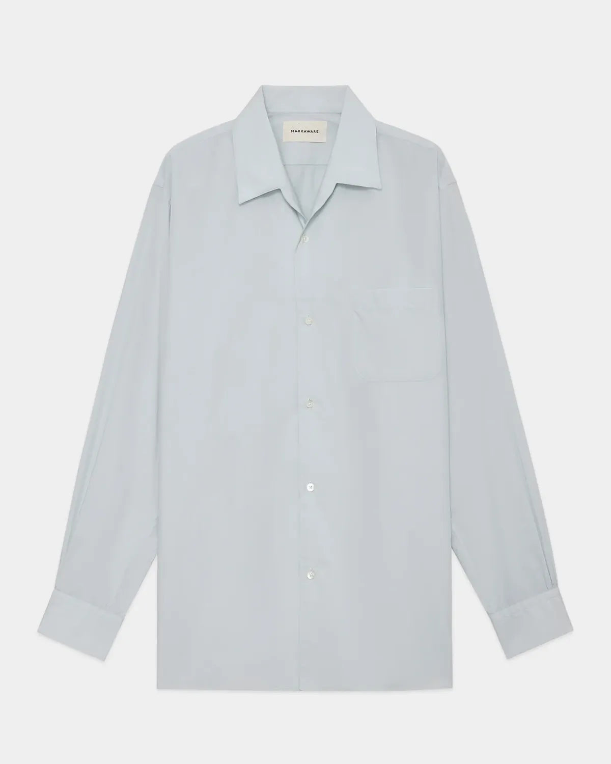 MARKAWARE の ITALIAN OPEN COLLAR SHIRT (A26A18SH02C)