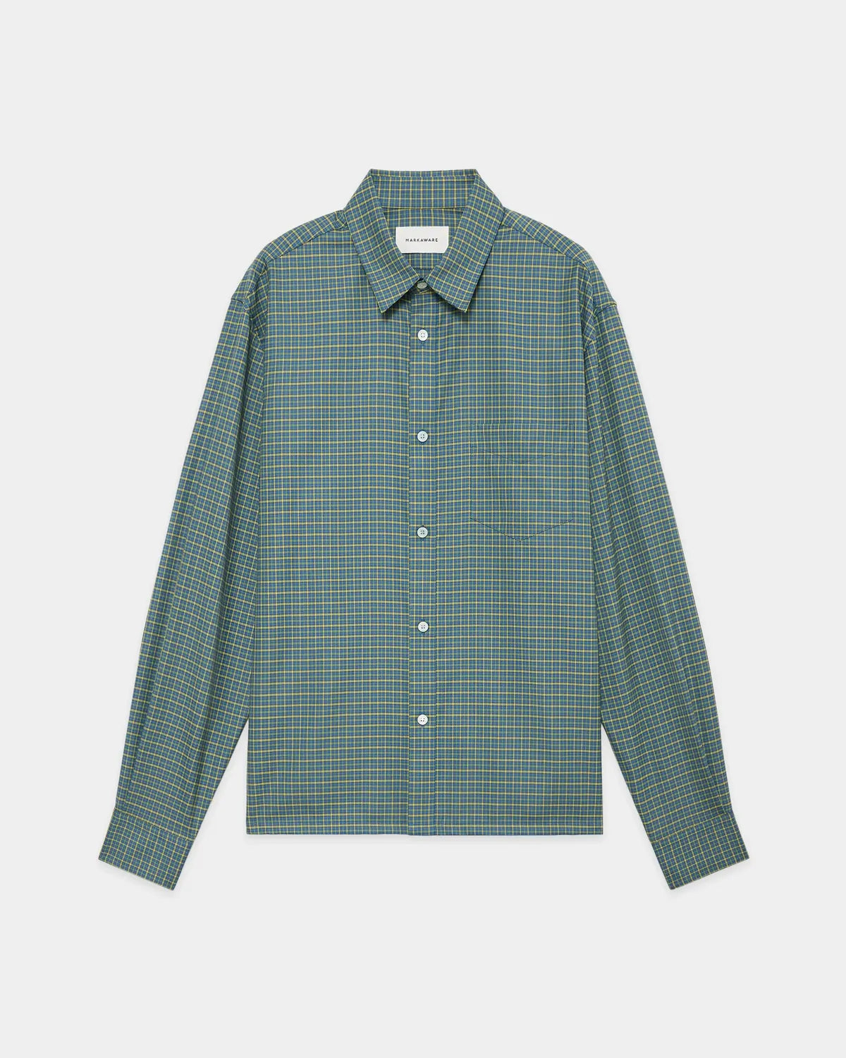 MARKAWARE / Super 160s Washable Wool Oxford の Square Shirt (A26C11SH02C)