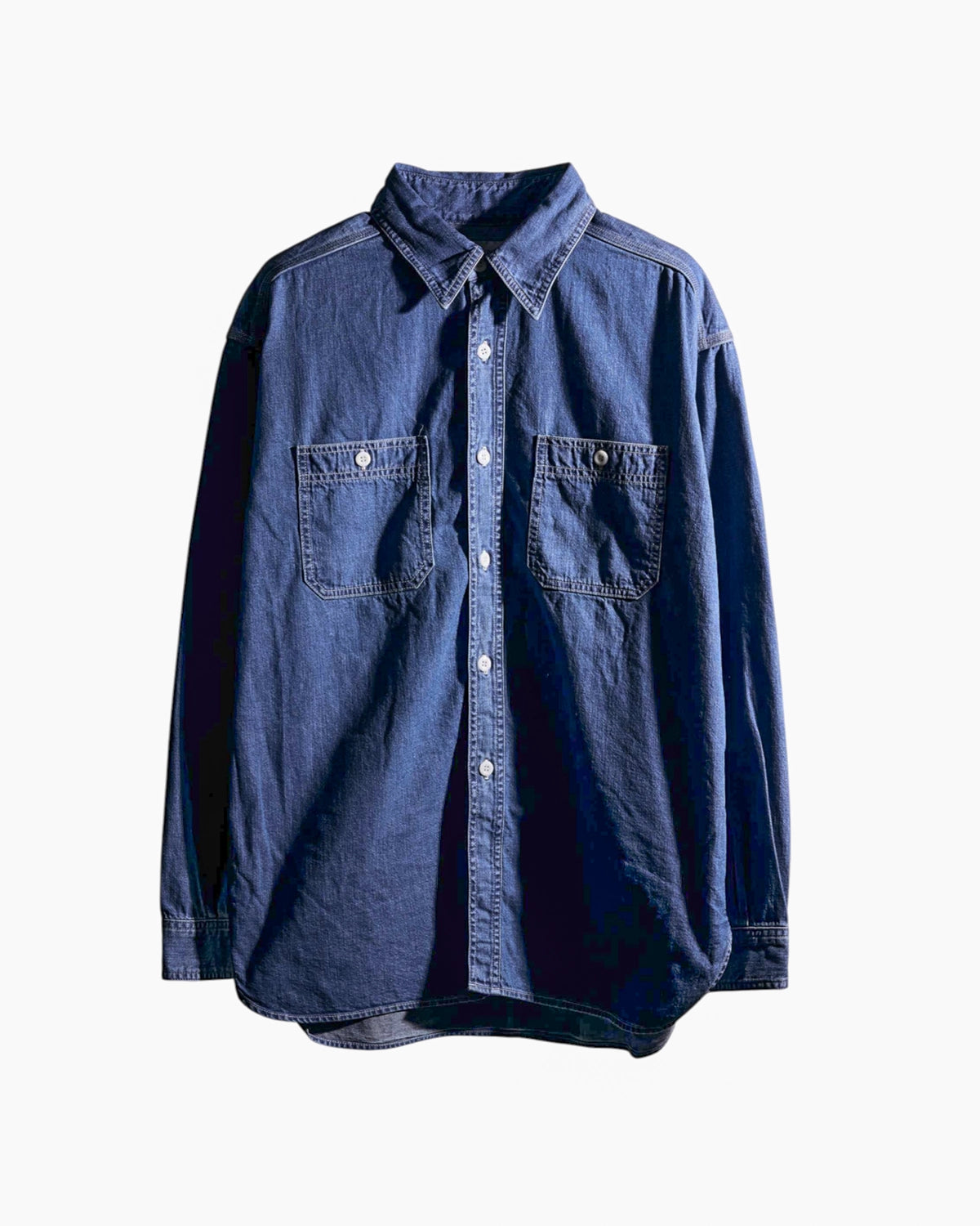 MASSES の DENIM SHIRT B.WASH