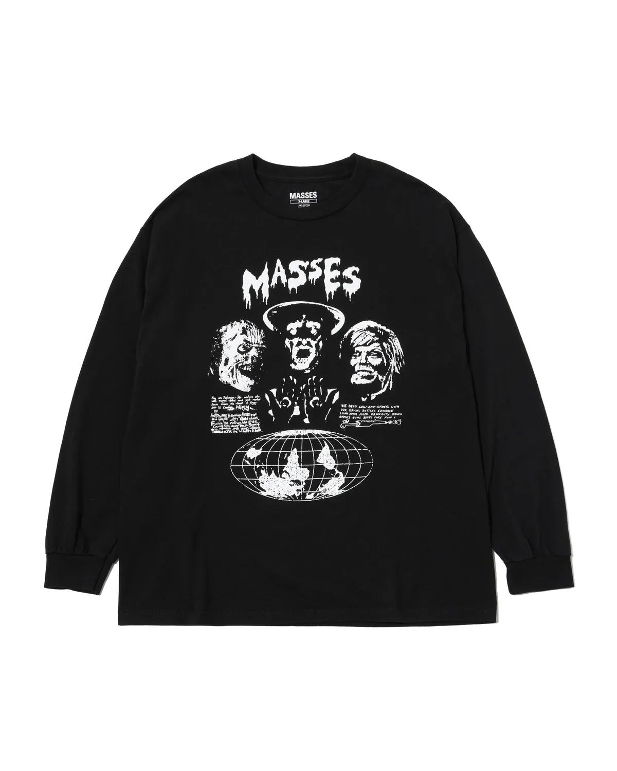 MASSES の T-SHIRT L/S SKULL GLOEE (0016)