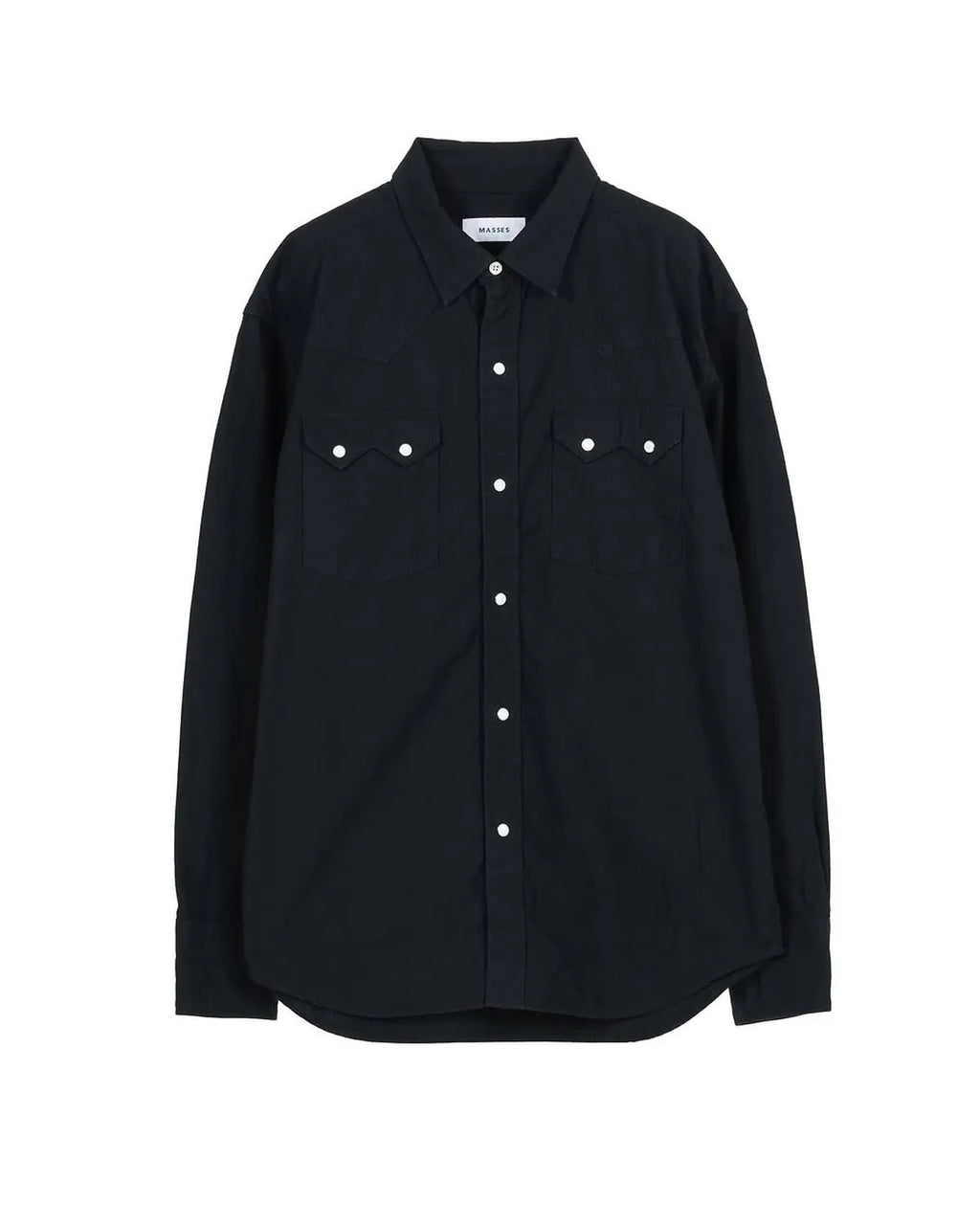 マシスmassesTシャツパンツセット売り MASSES 「H.S SHIRT S/S」 T/C オープンカラーシャツ