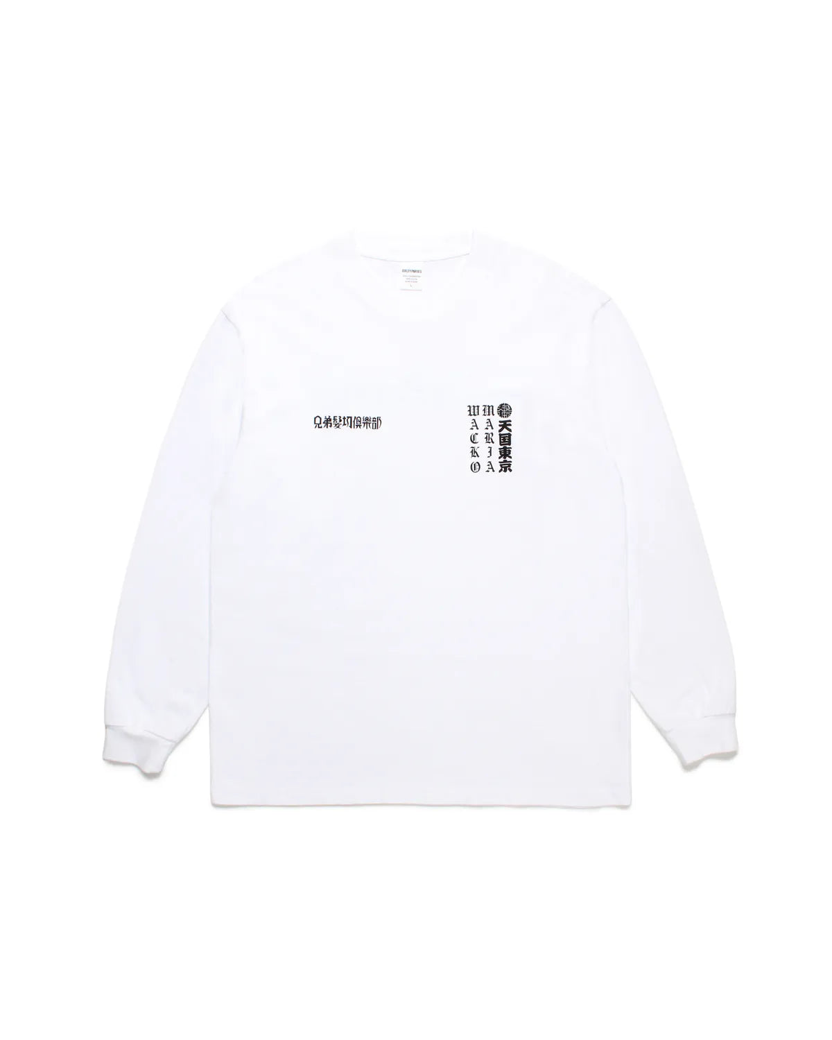 WACKO MARIA × MR.BROTHERS CUT CLUB / WASHED HEAVY WEIGHT LONG SLEEVE T-SHIRT (MBCC-WM-LT01)