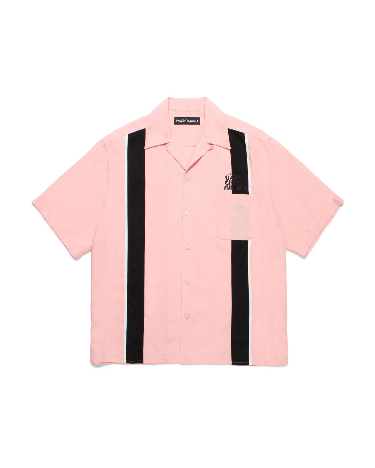 WACKO MARIA × MR.BROTHERS CUT CLUB / SWITCHING SHIRT S/S (MBCC-WM-OC01)