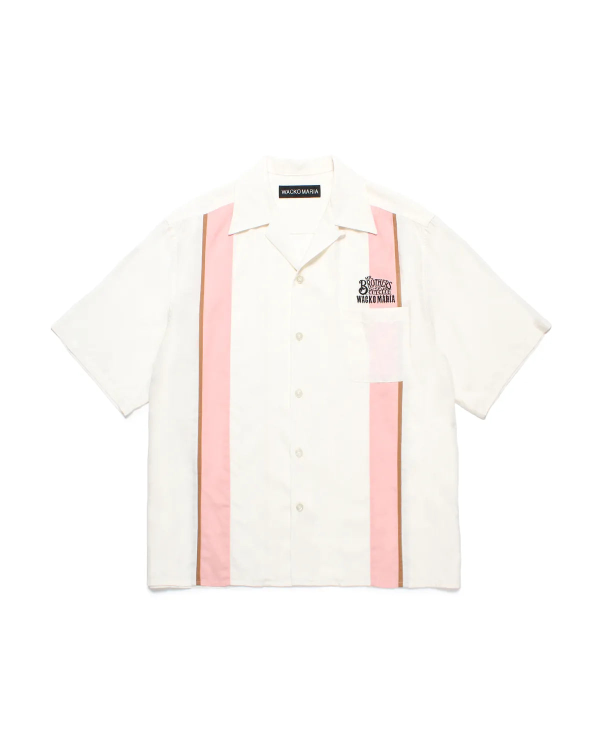 WACKO MARIA × MR.BROTHERS CUT CLUB / SWITCHING SHIRT S/S (MBCC-WM-OC01)
