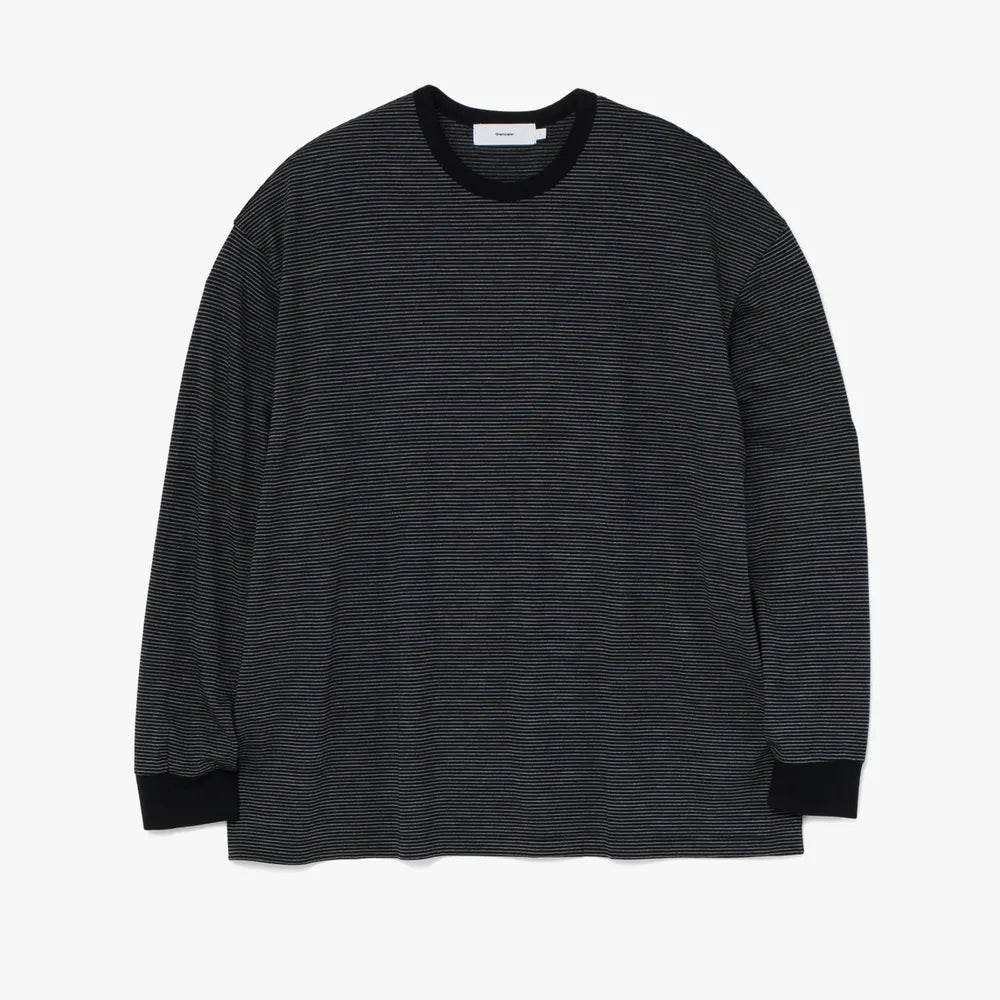 Graphpaper / Wool Border L/S Tee (GU243-70113B)