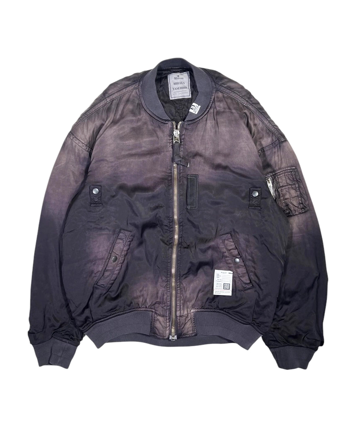 Maison MIHARA YASUHIRO / AGED FLIGHT JACKET (J15BL151)