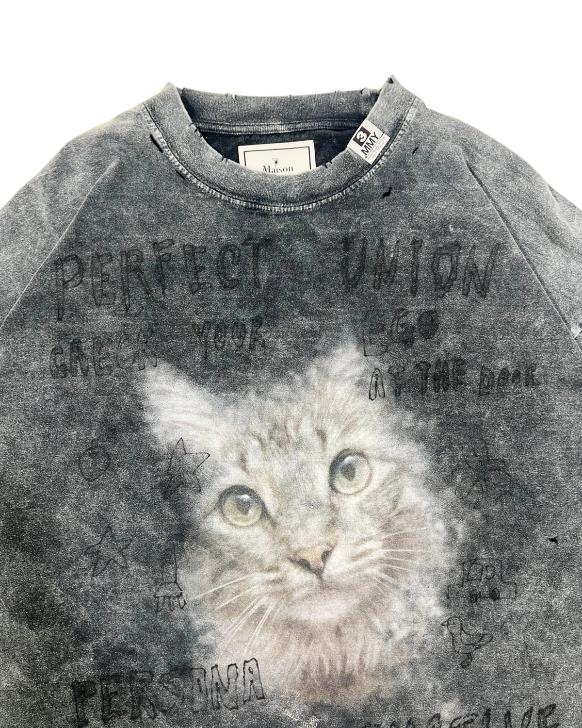 Maison MIHARA YASUHIRO / bleached LS Tee (A74LT621)