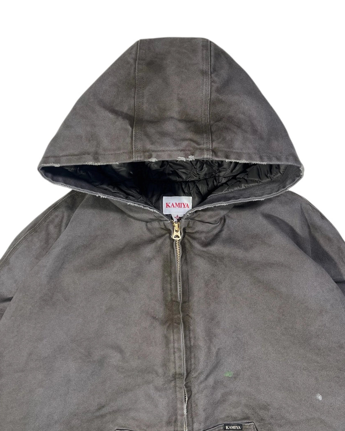 KAMIYA / BORO Duck Zip Parka (G14BL033)