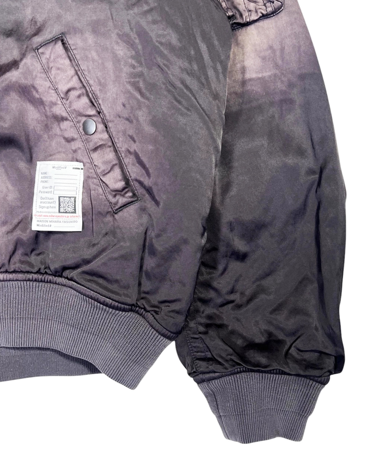 Maison MIHARA YASUHIRO / AGED FLIGHT JACKET (J15BL151)