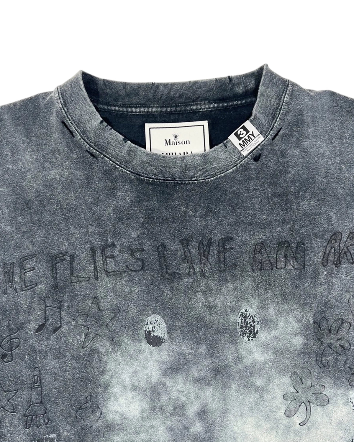 Maison MIHARA YASUHIRO / bleached Tee (A14TS622)