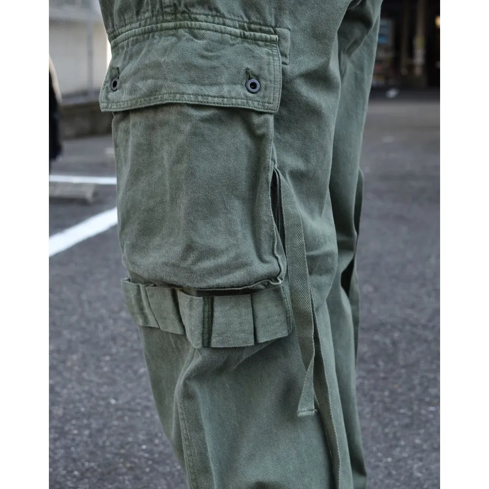 MINEDENIM / DENIM WIDE CARGO PANTS (2408-7002)