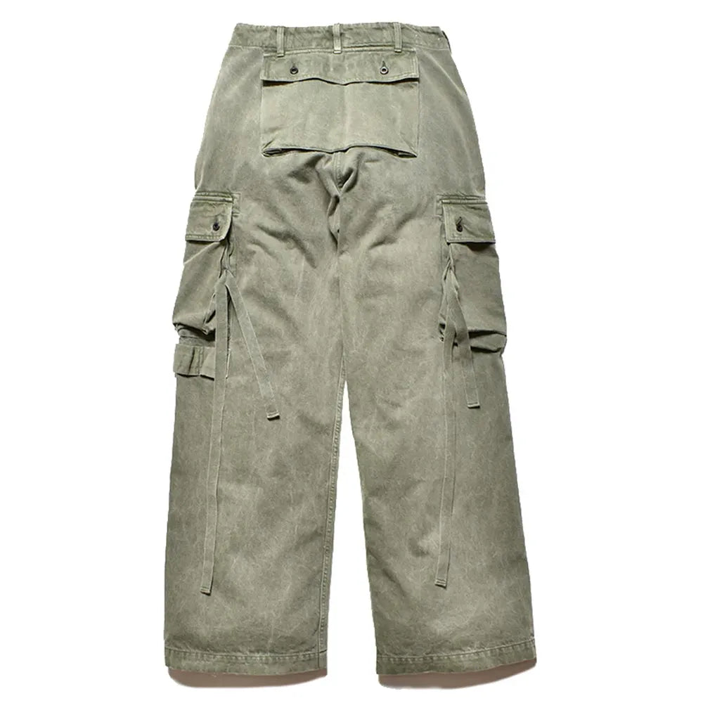 MINEDENIM  / DENIM WIDE CARGO PANTS (2408-7002)