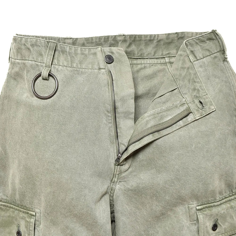 MINEDENIM  / DENIM WIDE CARGO PANTS (2408-7002)