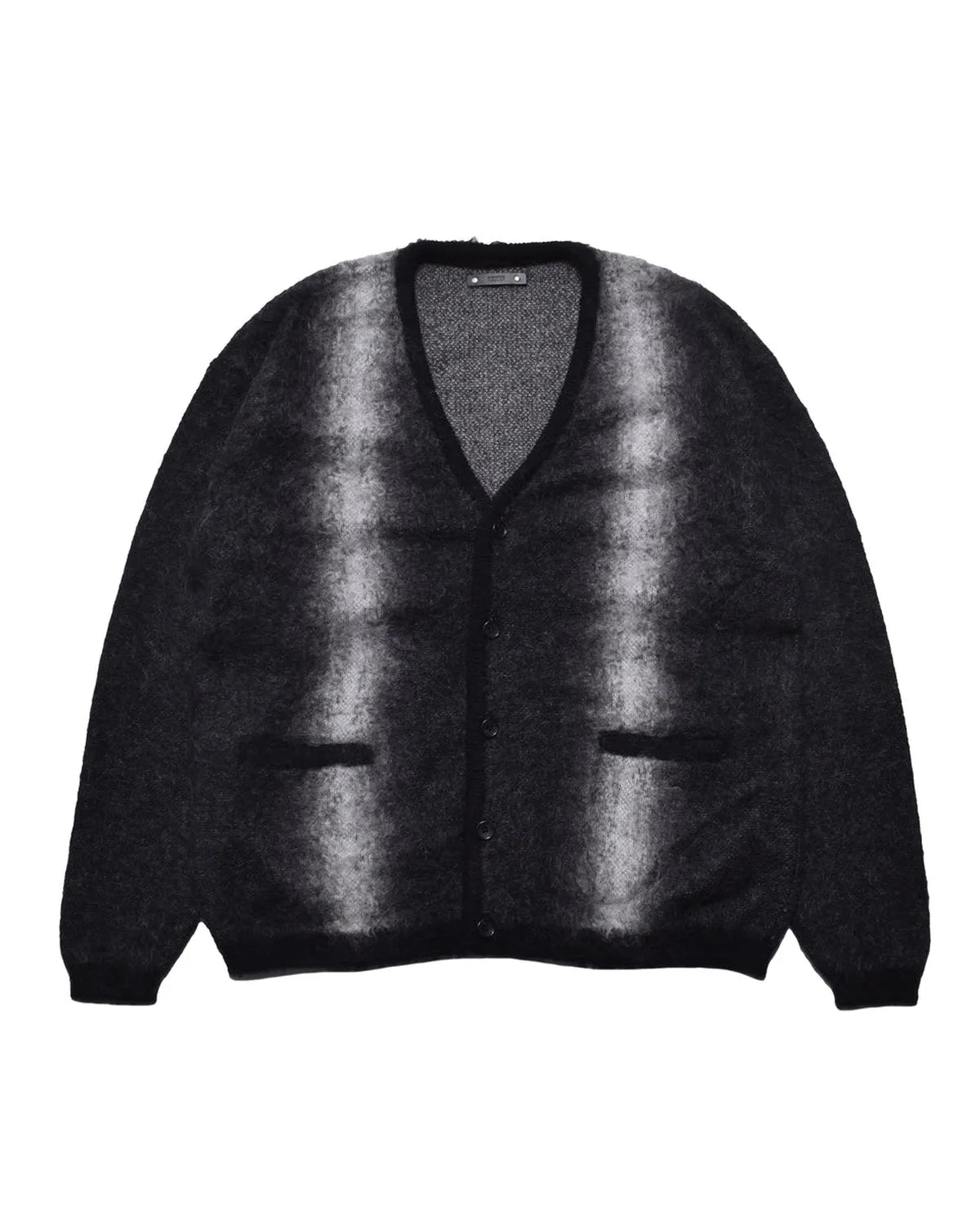 MINEDENIM  の Fuzzy Stripe Mohair Knit Cardigan (2509-6001)