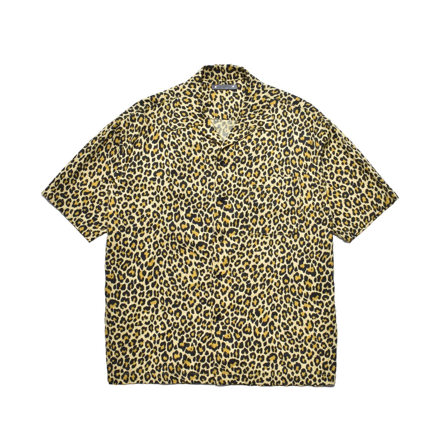 MINEDENIM の Leopard Print Flannel S.S Open Collar SH (2604-5003)