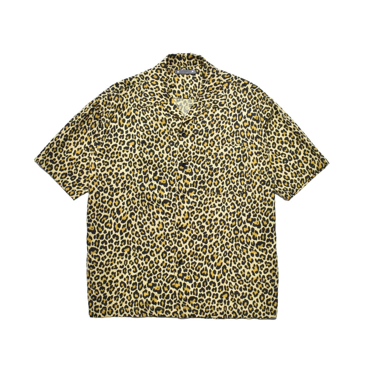 MINEDENIM ゼブラ柄 ショートスリーブシャツ MINEDENIM(マインデニム) / Leopard Print Flannel S.S Open Collar SH
