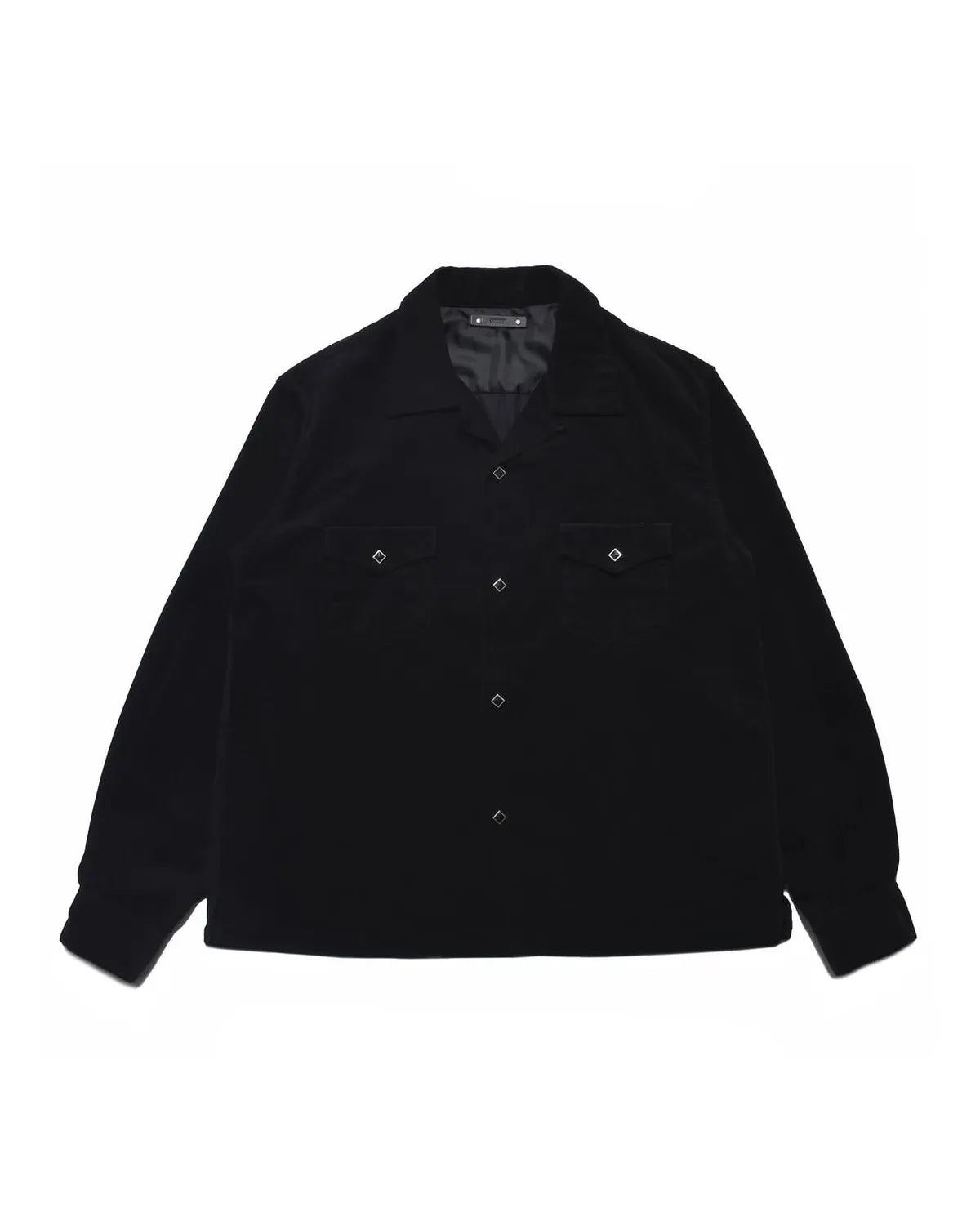 MINEDENIM の Narrow Corduroy Western Open Collar SHIRT (2508-5001)