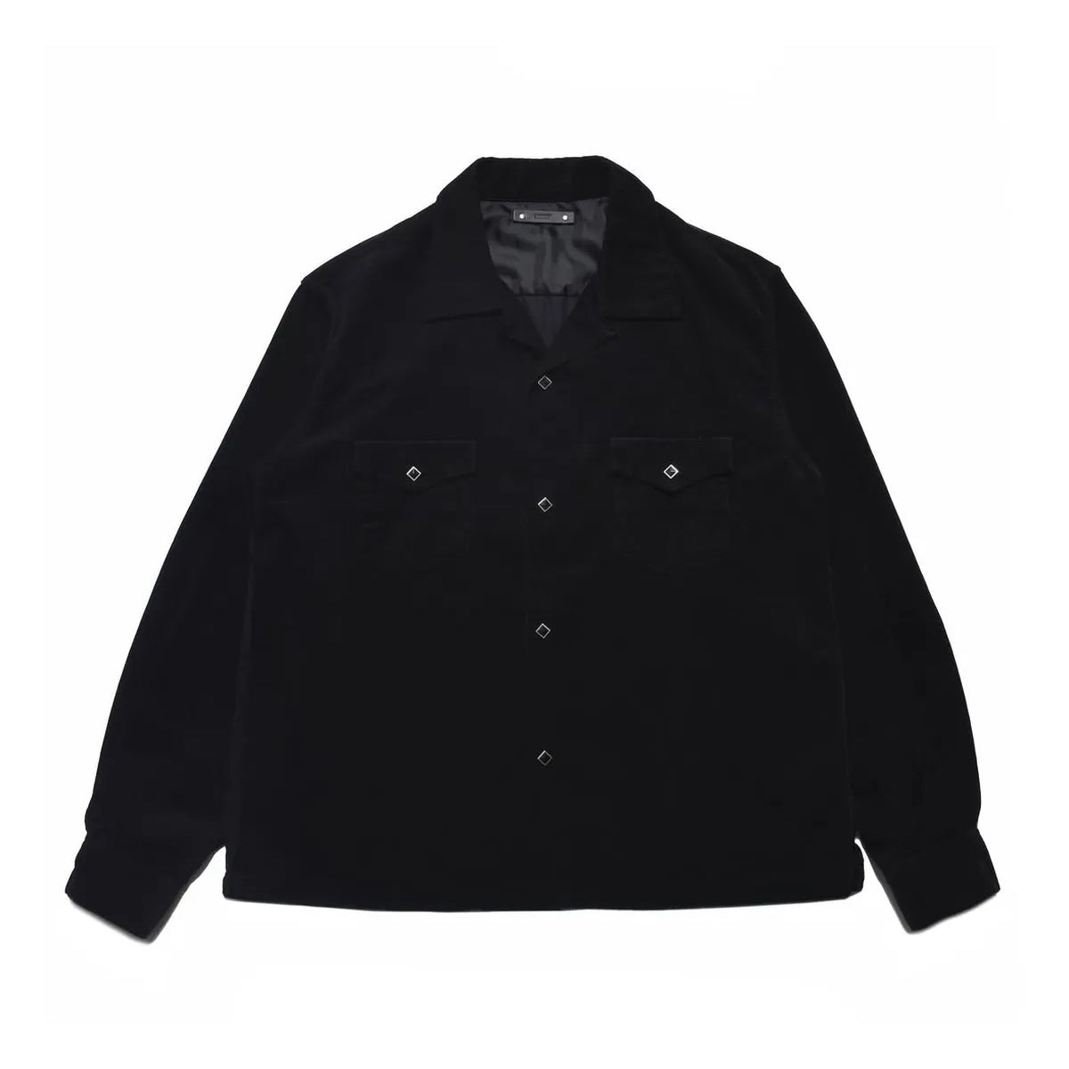 マインデニム　開襟シャツ MINEDENIM（マインデニム）CU.Denim Checker flag S/S Open