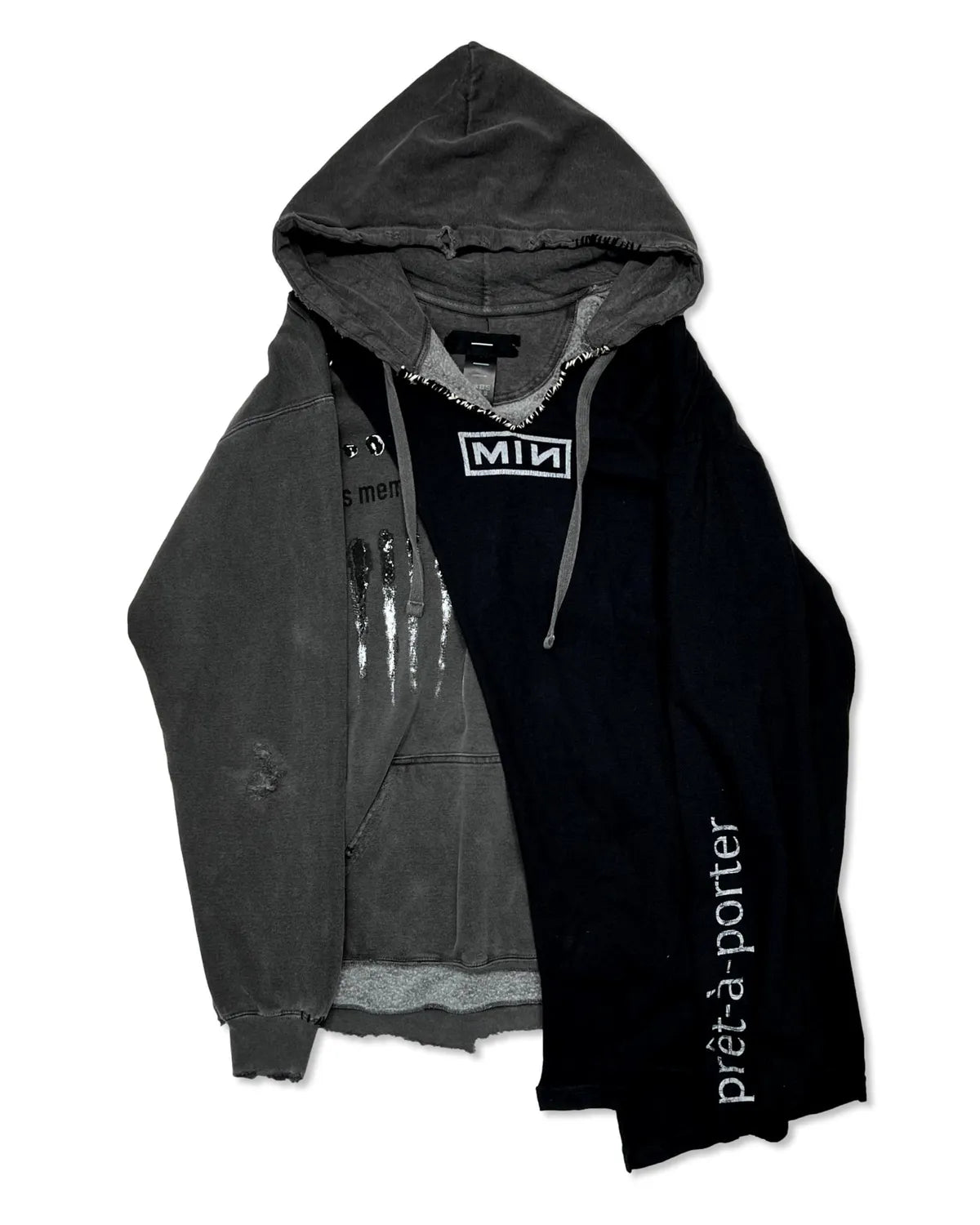MINUS の Bootleg Layered Hoodie (SHINE)