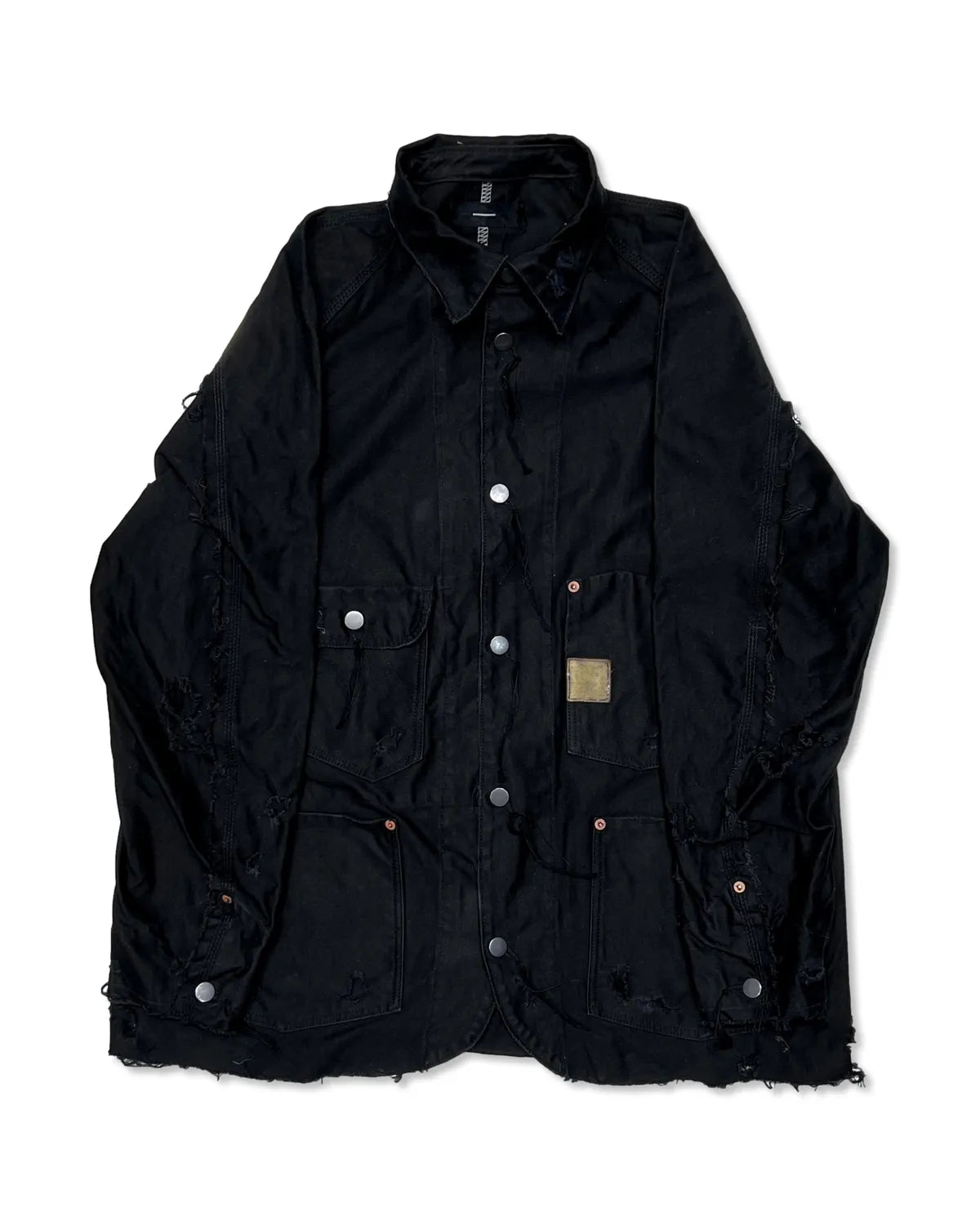 MINUS の Chore Jacket With Damaged(PIGMENT DYED MOLESKIN)